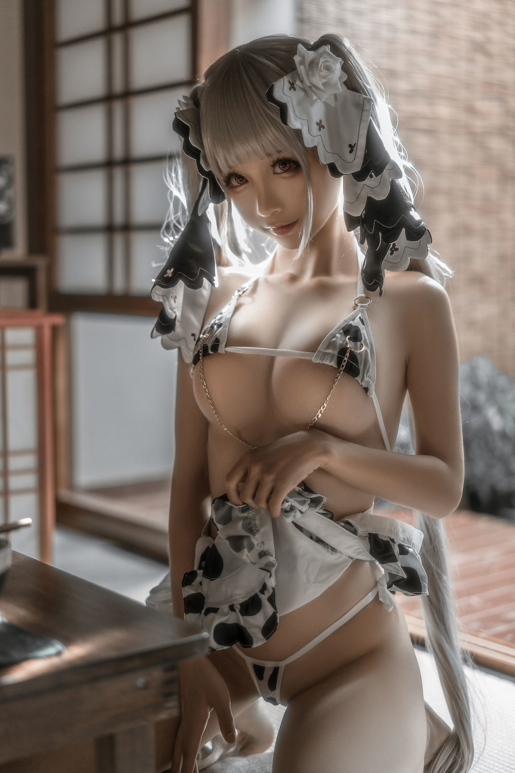 福利COS] 動漫博主蠢沫沫 - 可畏婚紗紳士版