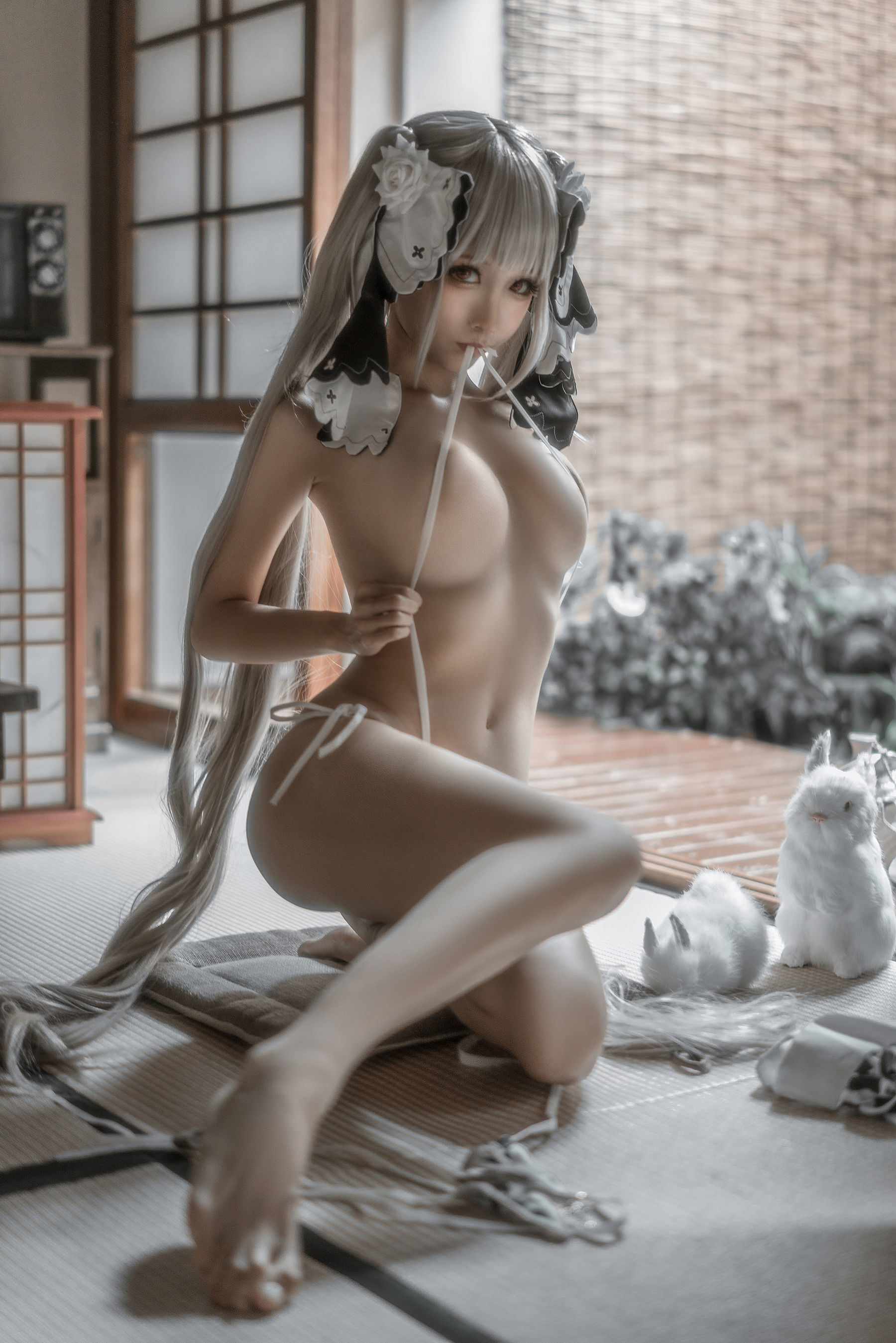 Phúc lợi COS] Blogger anime Chun Mo Mo - Áo cưới dễ thương phiên bản quý ông
