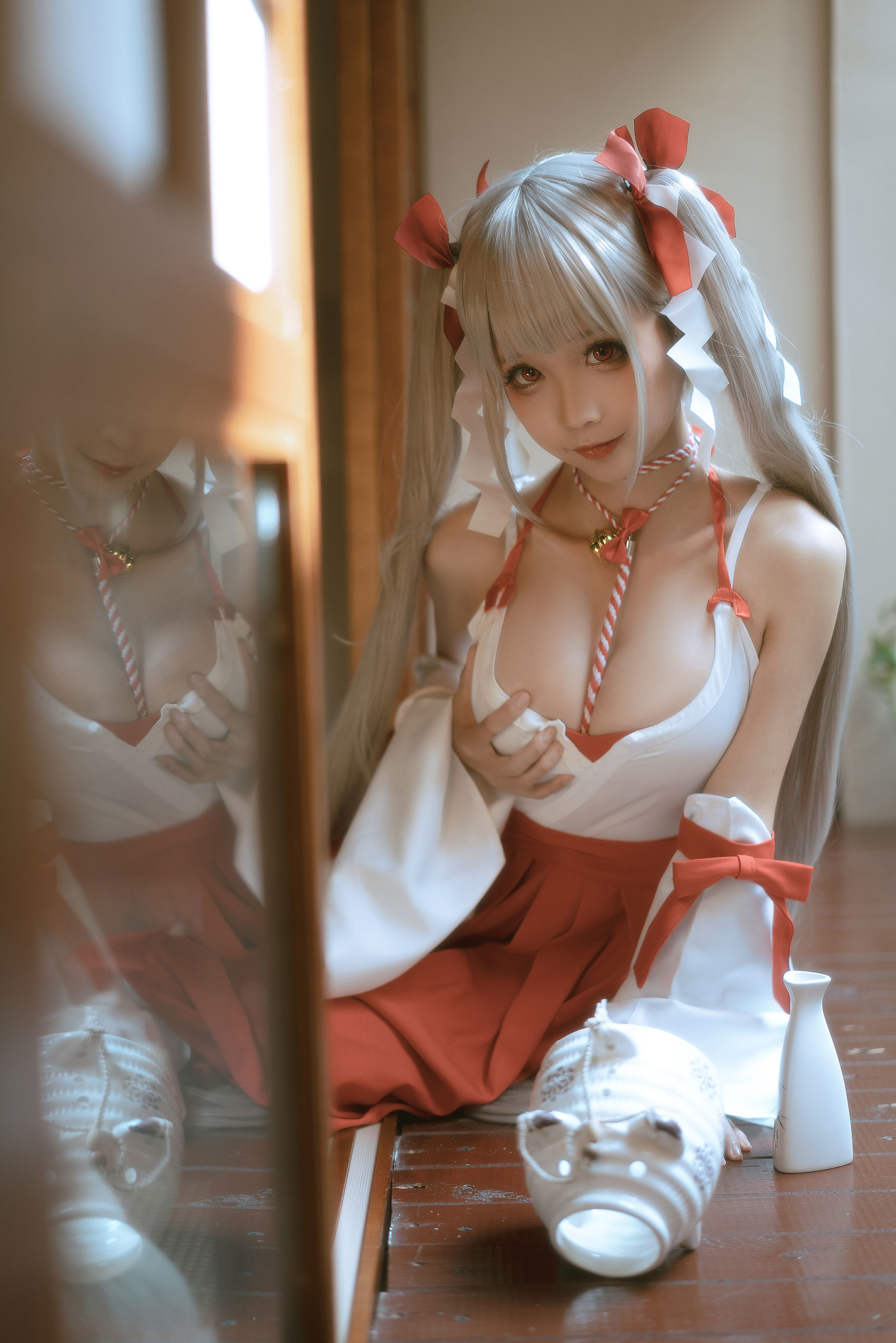 福利COS] 動漫博主蠢沫沫 - 可畏巫女