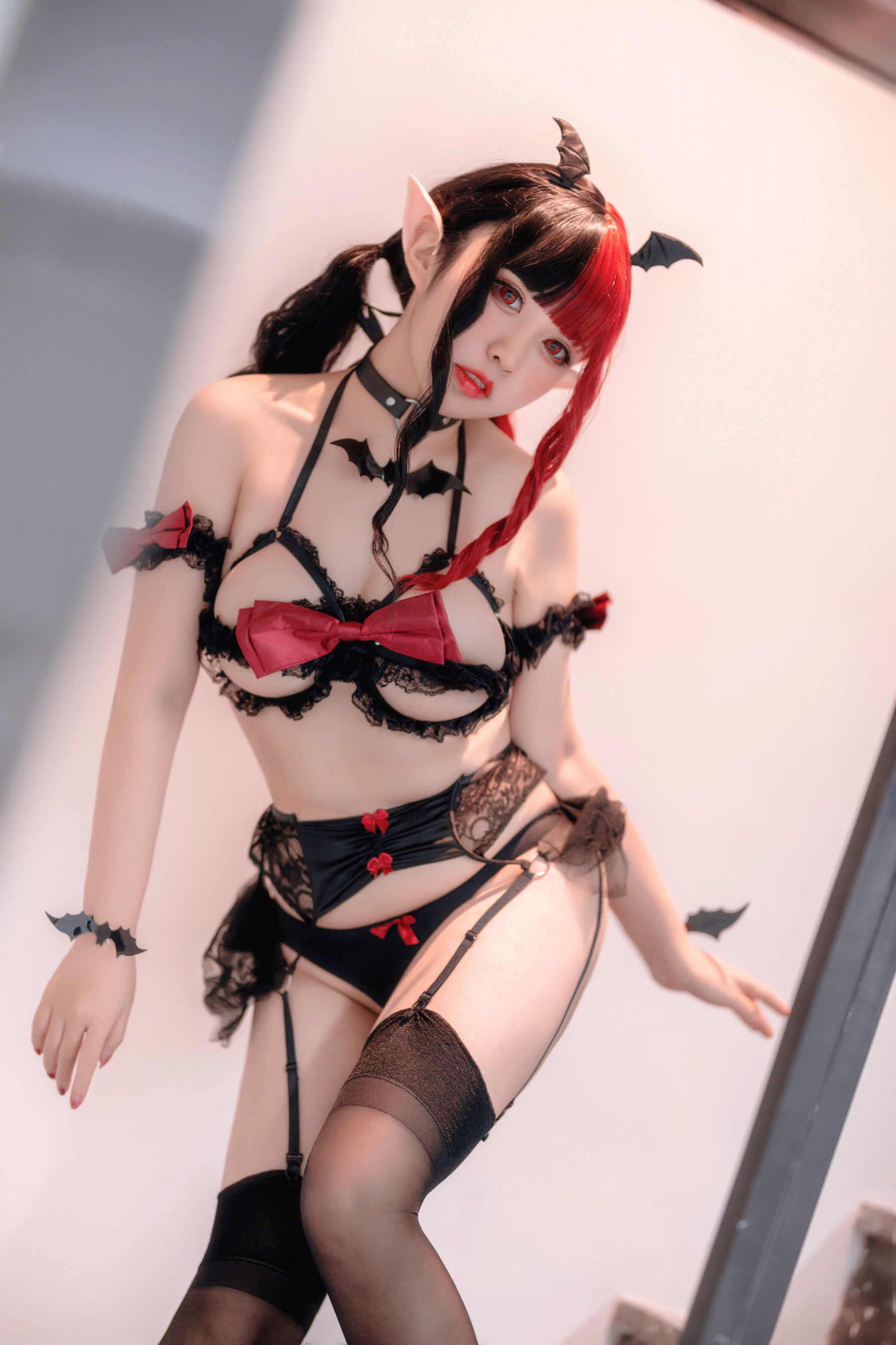 福利COS] 動漫博主貓田聖奈奈(桃之啾啾) - 拘束惡魔