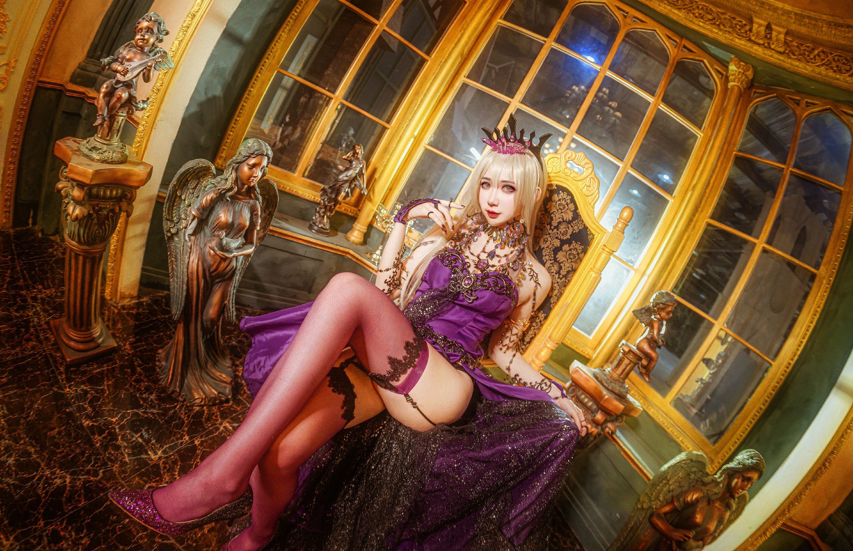 Welfare COS] Blogger anime Ruan Yi_Fairy - Áo lễ đen súng ngốc