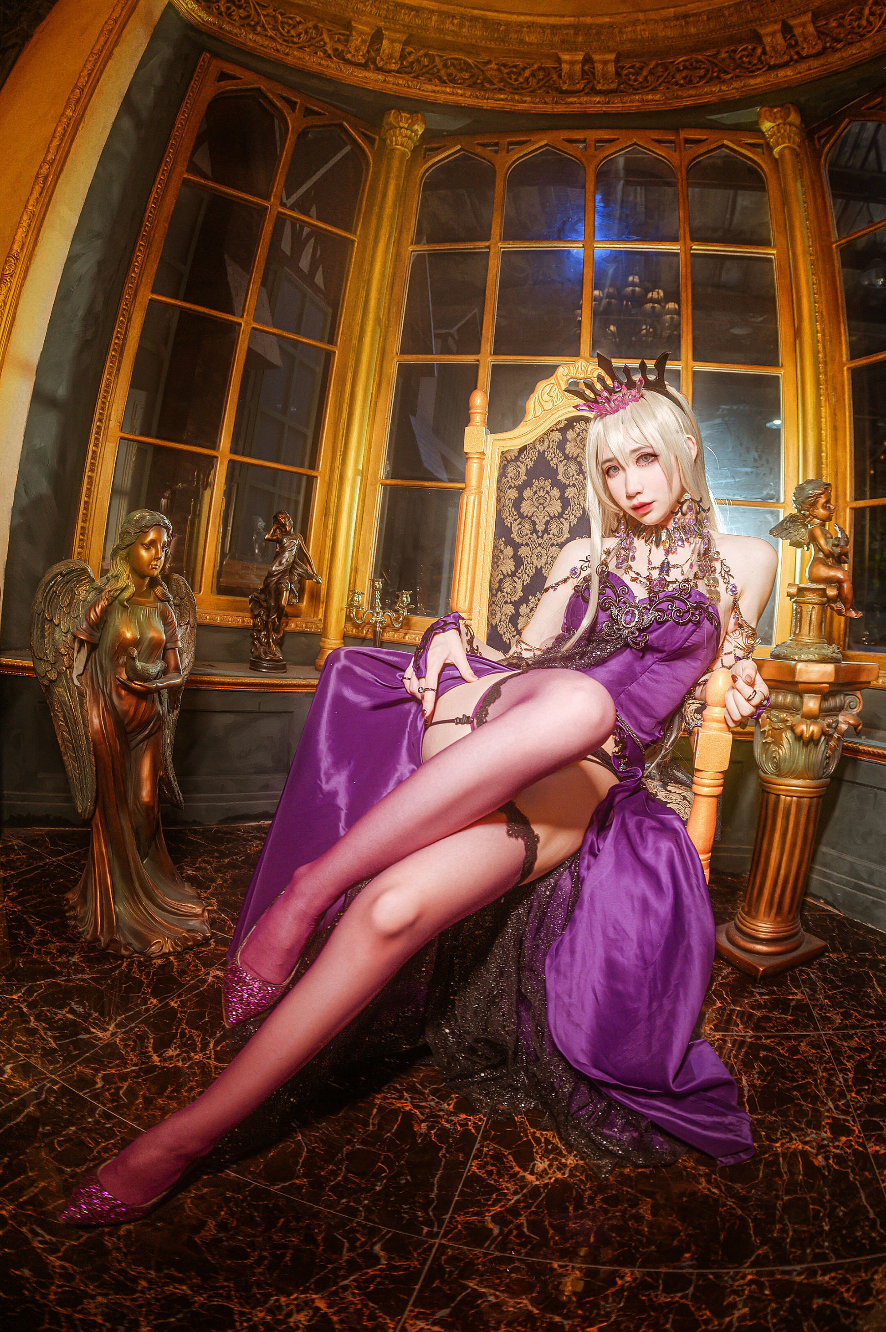 Welfare COS] Blogger anime Ruan Yi_Fairy - Áo lễ đen súng ngốc