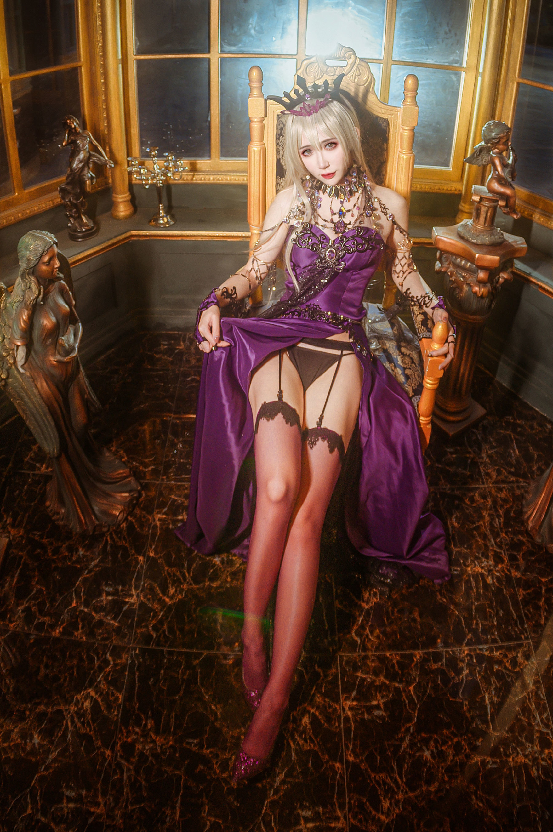 Welfare COS] Blogger anime Ruan Yi_Fairy - Áo lễ đen súng ngốc