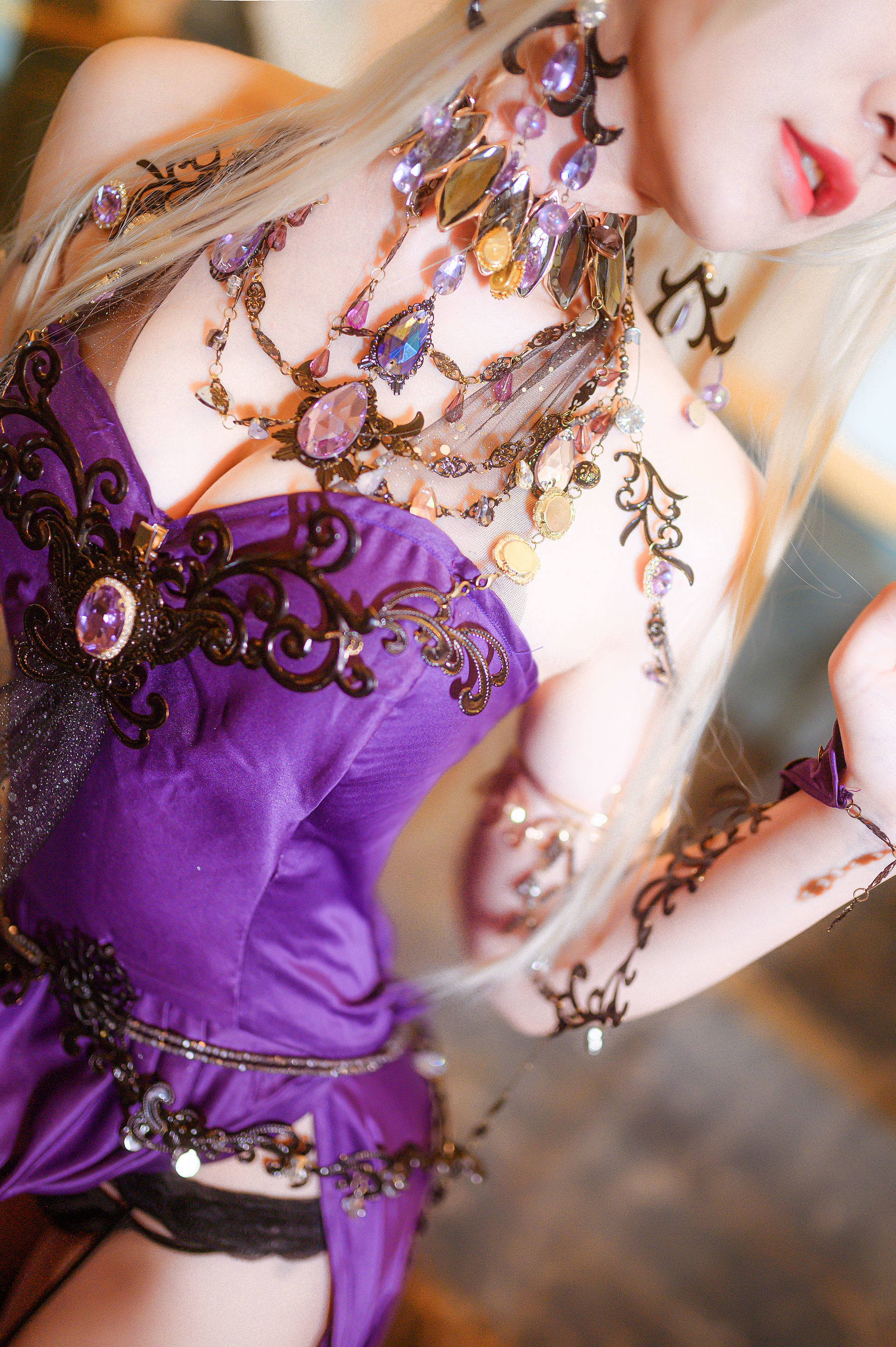Welfare COS] Anime Blogger Ruan Yi_Fairy - Black Gun Dull Formal Dress