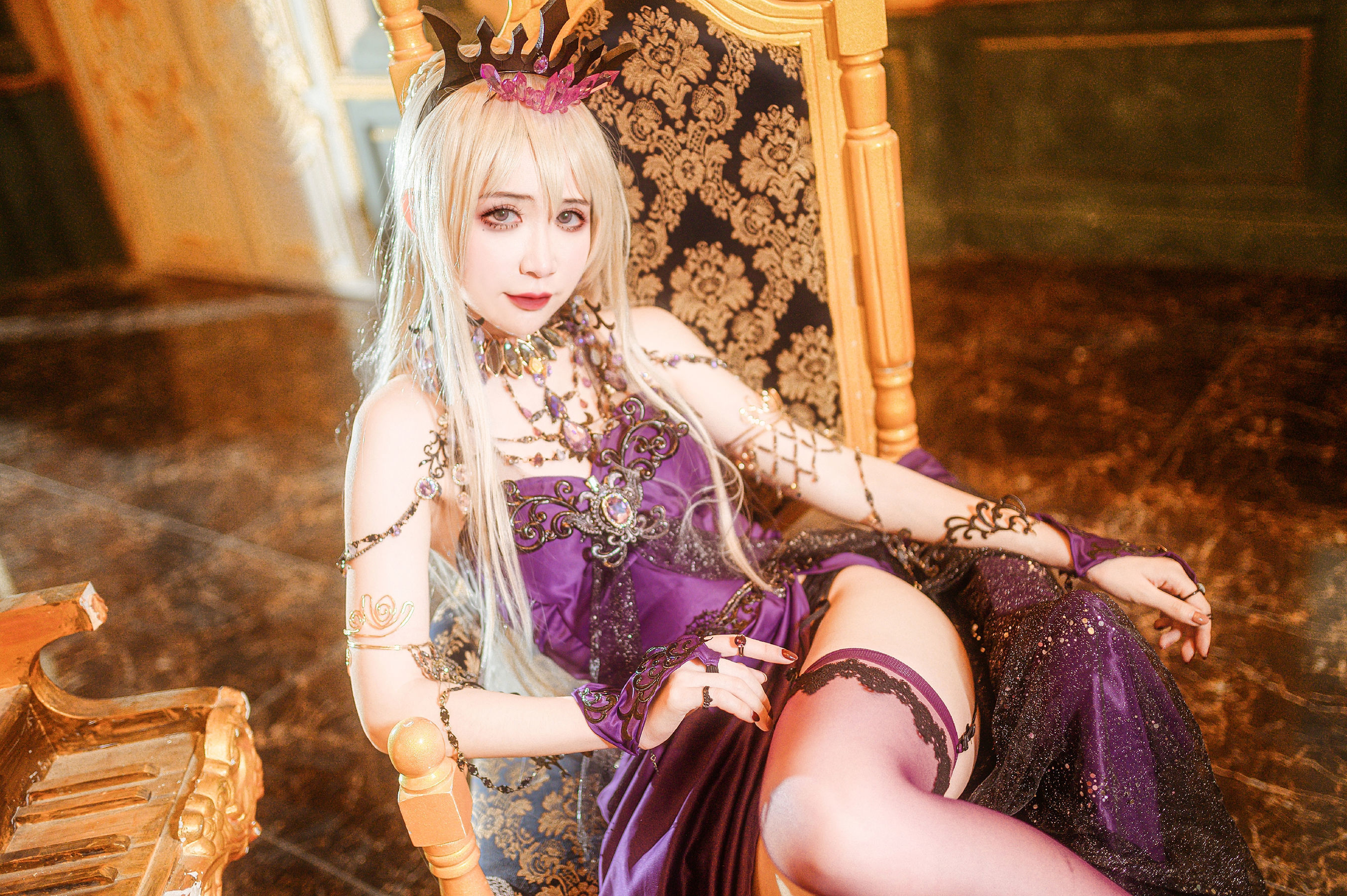 Welfare COS] Anime Blogger Ruan Yi_Fairy - Black Gun Dull Formal Dress