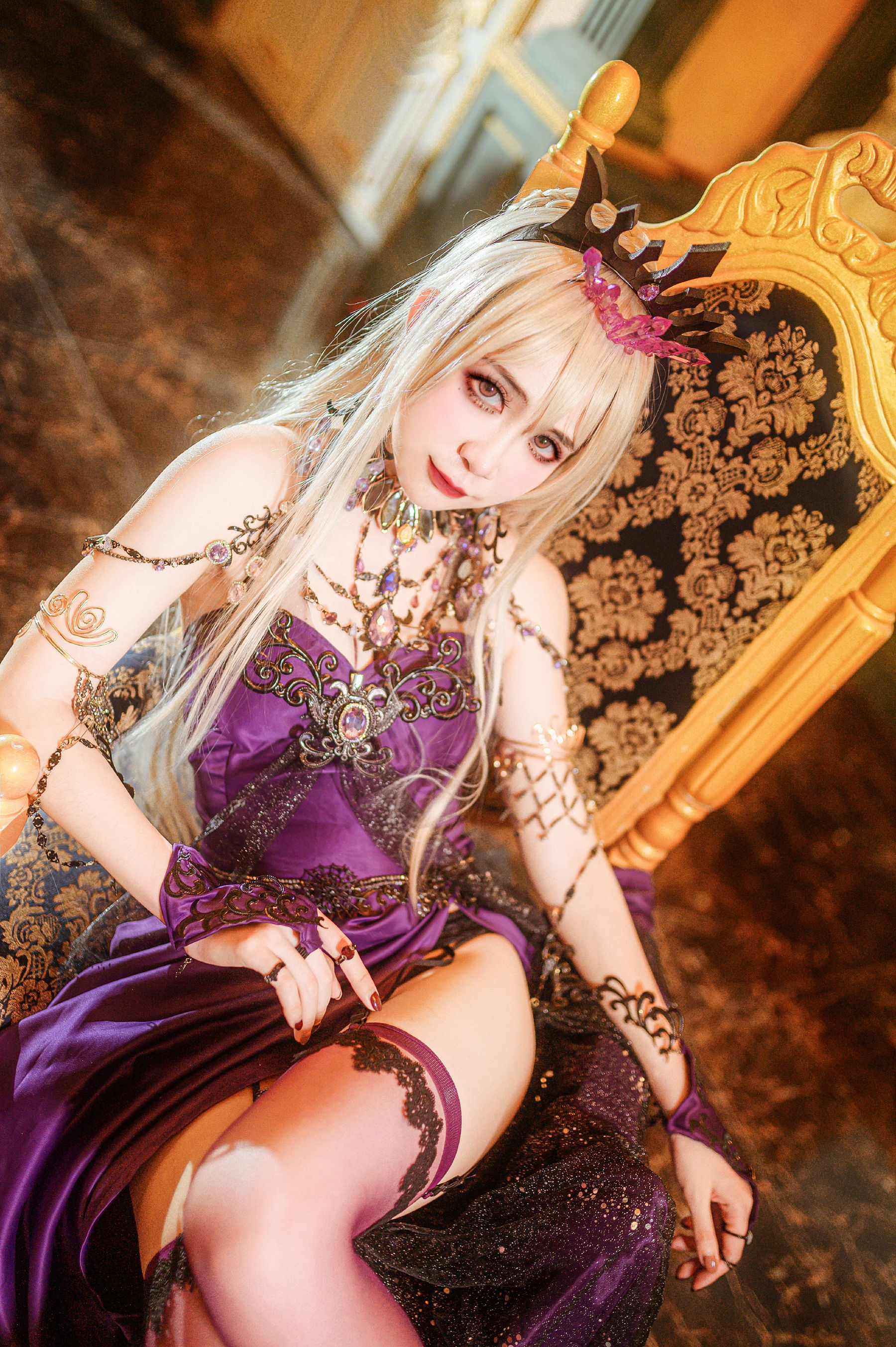 Welfare COS] Anime Blogger Ruan Yi_Fairy - Black Gun Dull Formal Dress