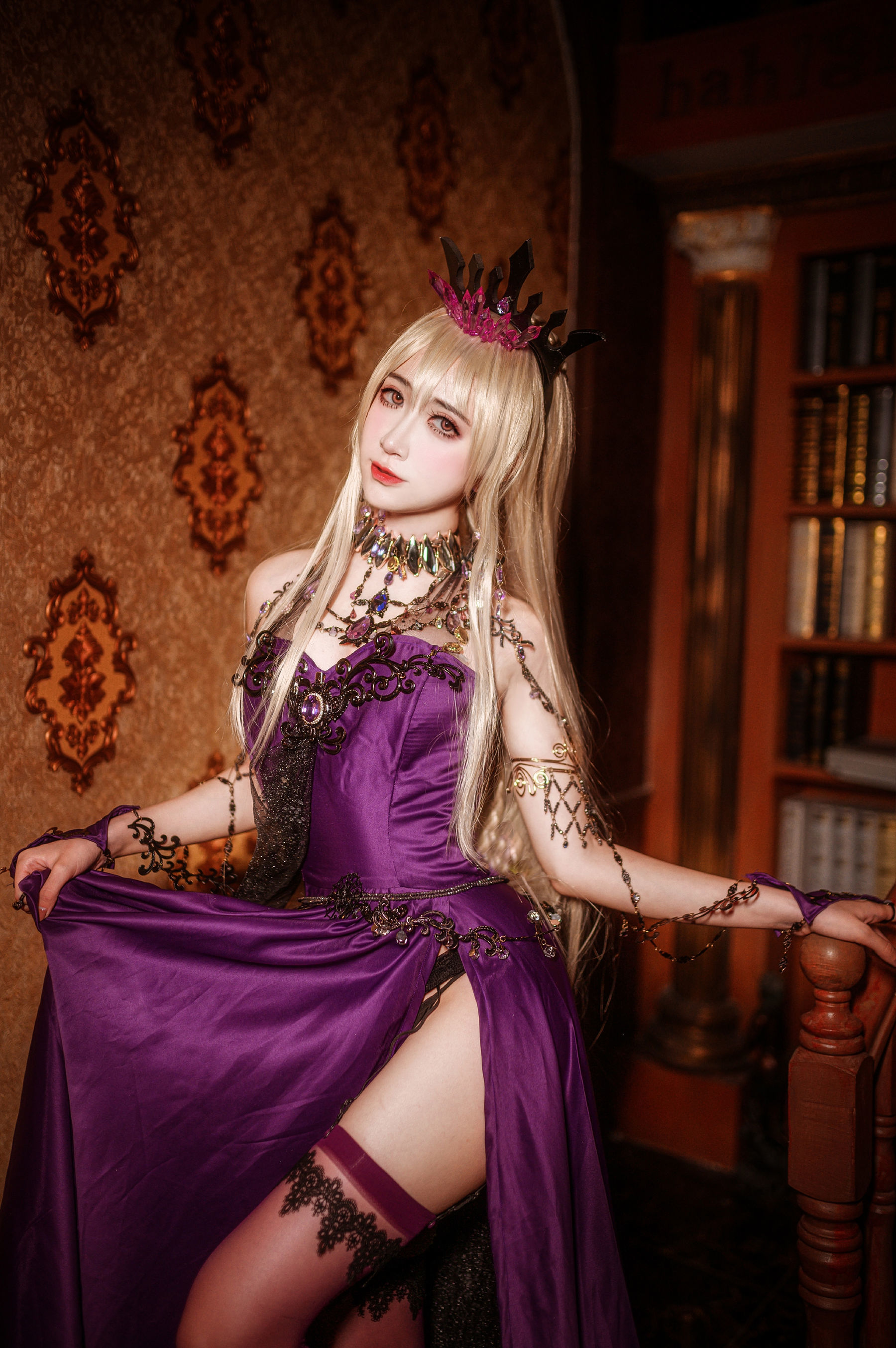 Welfare COS] Anime Blogger Ruan Yi_Fairy - Black Gun Dull Formal Dress