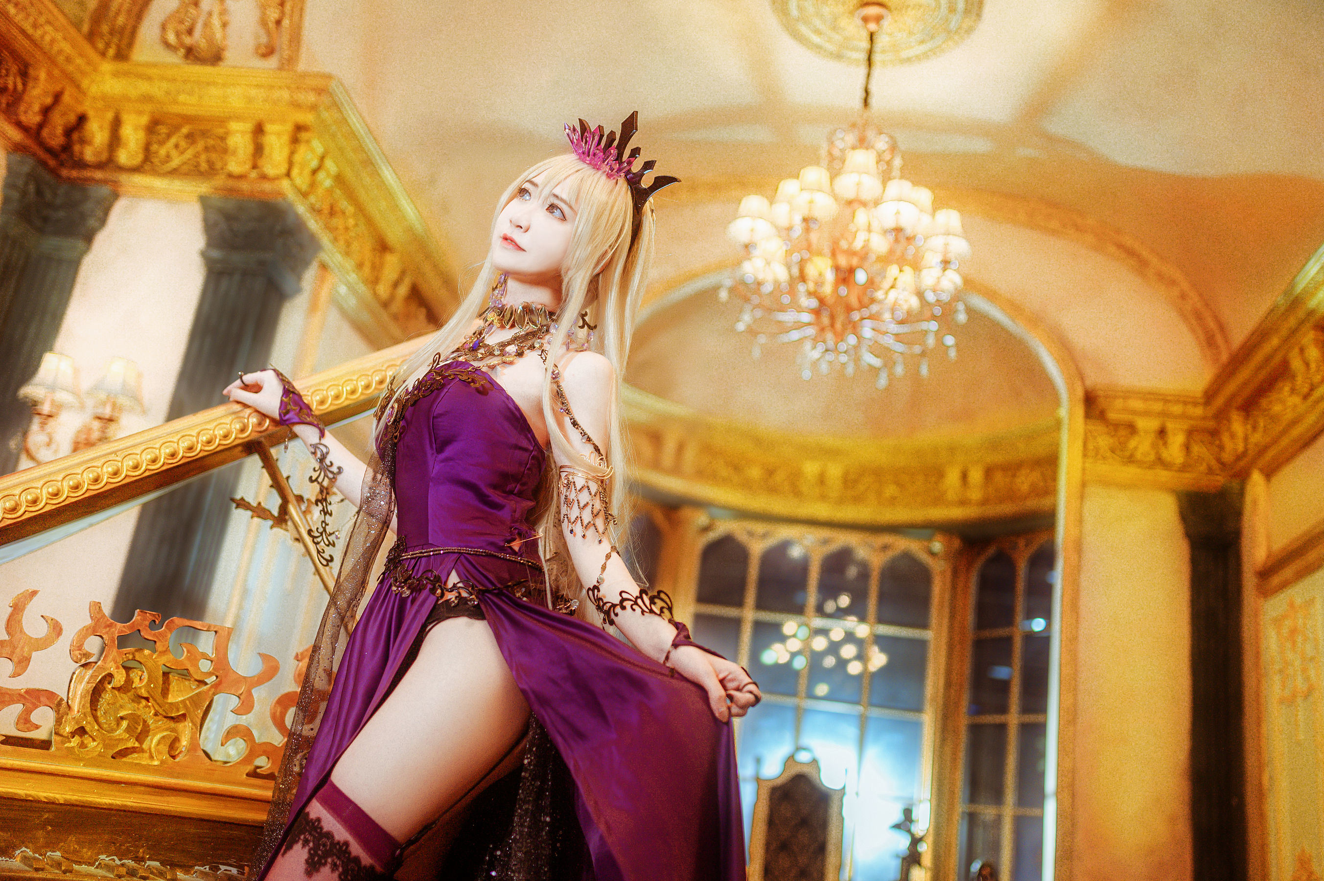 Welfare COS] Anime Blogger Ruan Yi_Fairy - Black Gun Dull Formal Dress