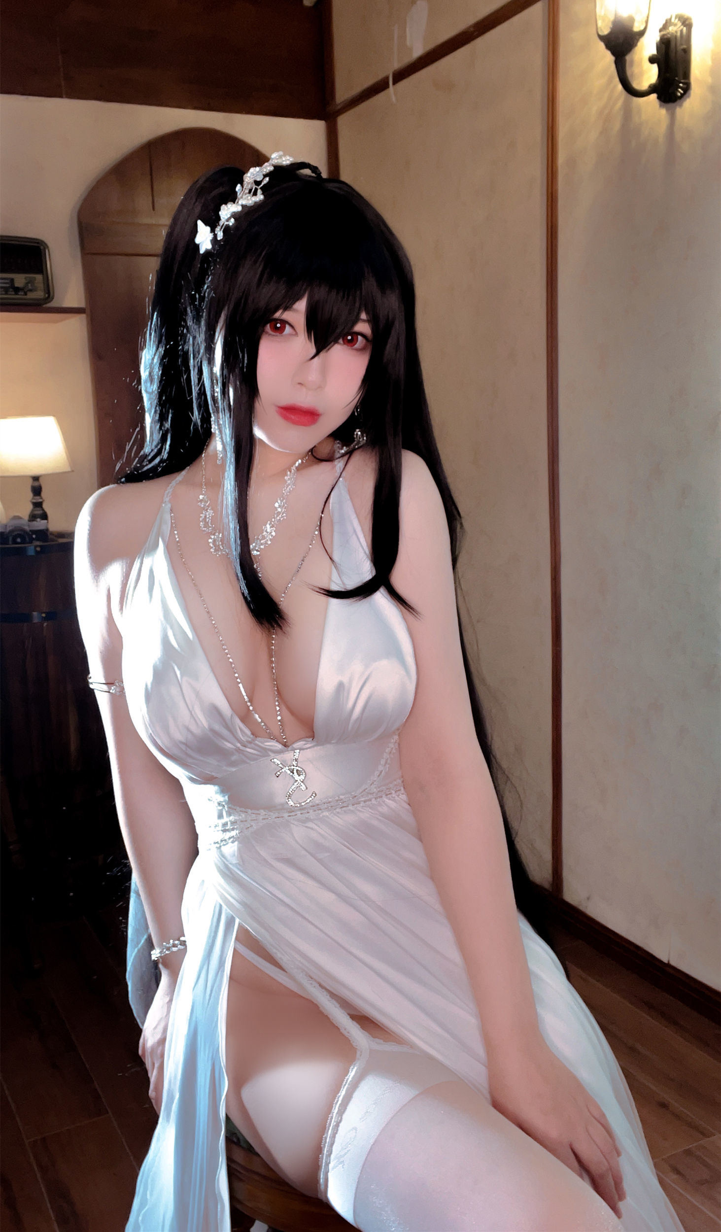 半半子 大鳳花嫁 コスプレ写真