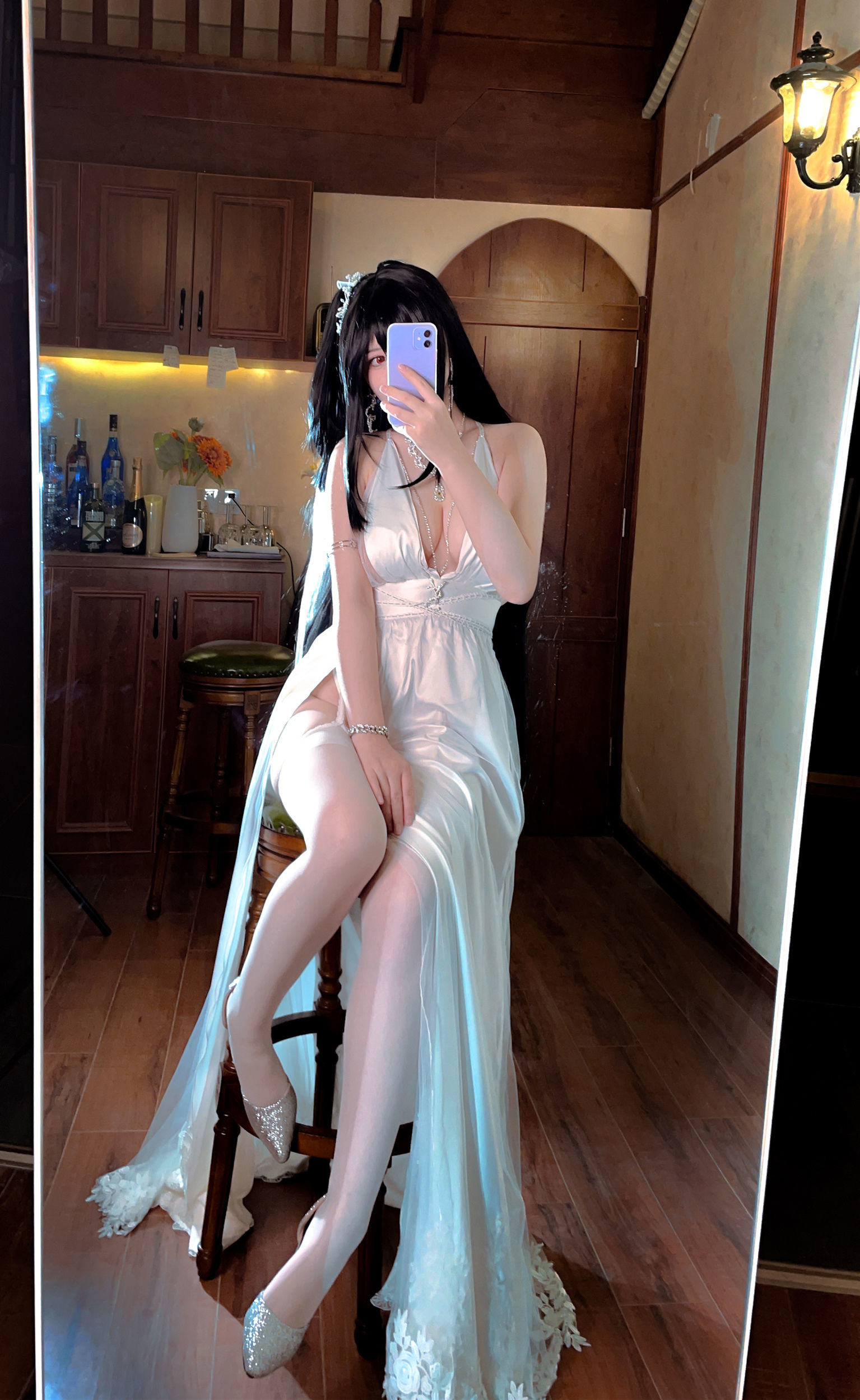 半半子 大鳳花嫁 コスプレ写真