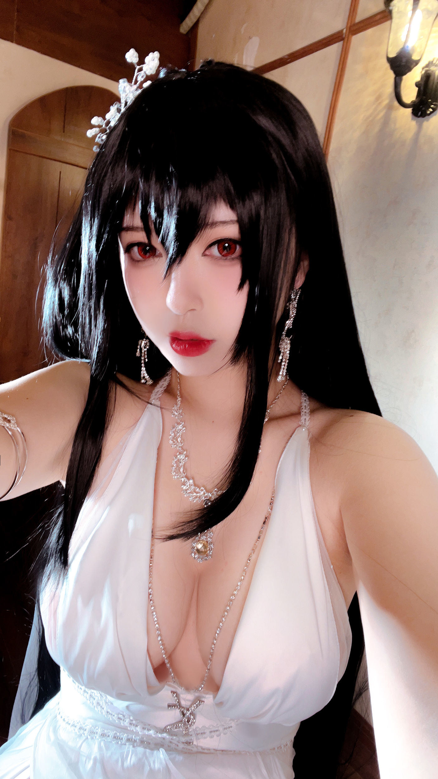 半半子 大鳳花嫁 コスプレ写真