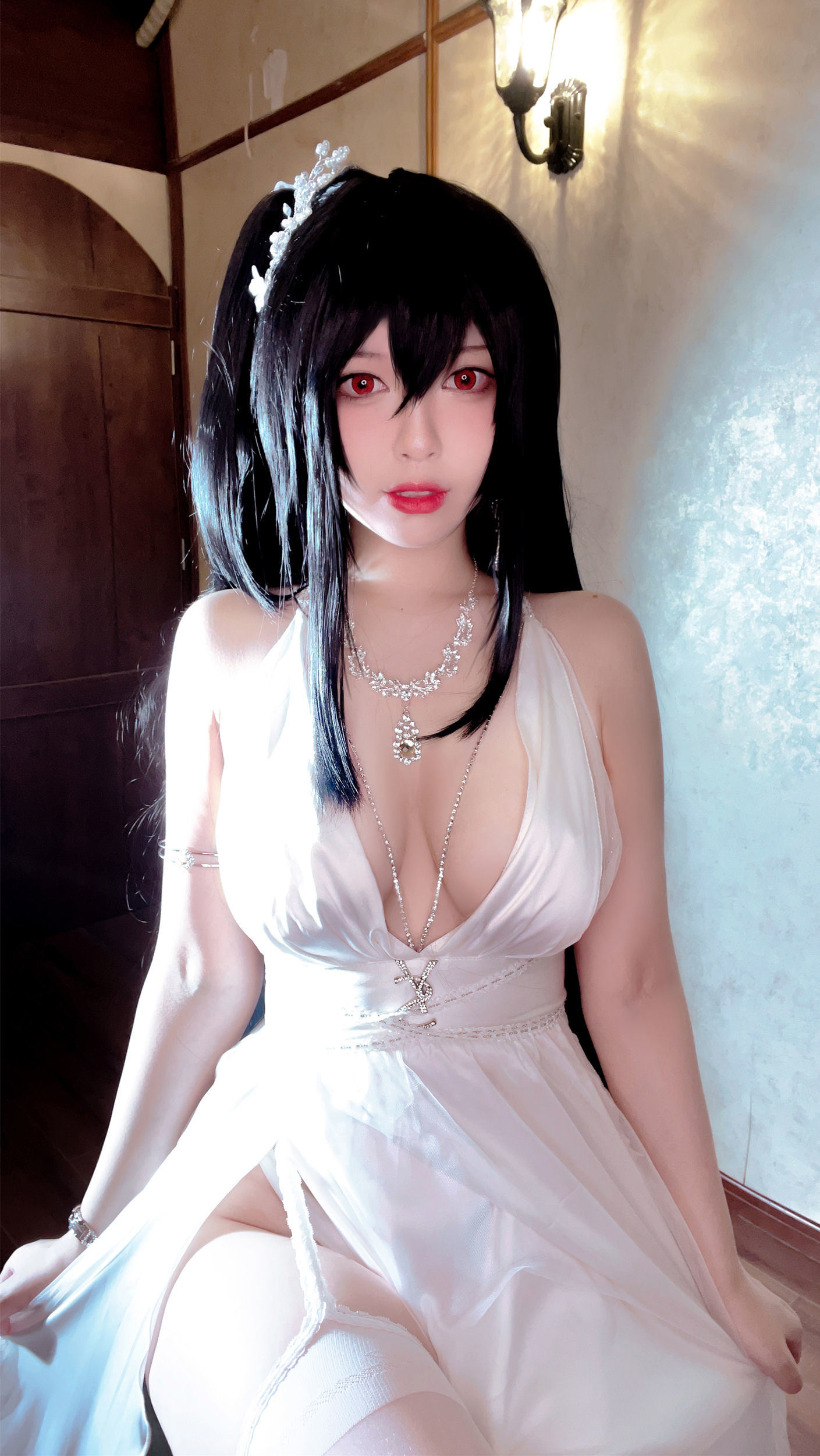 半半子 大鳳花嫁 コスプレ写真