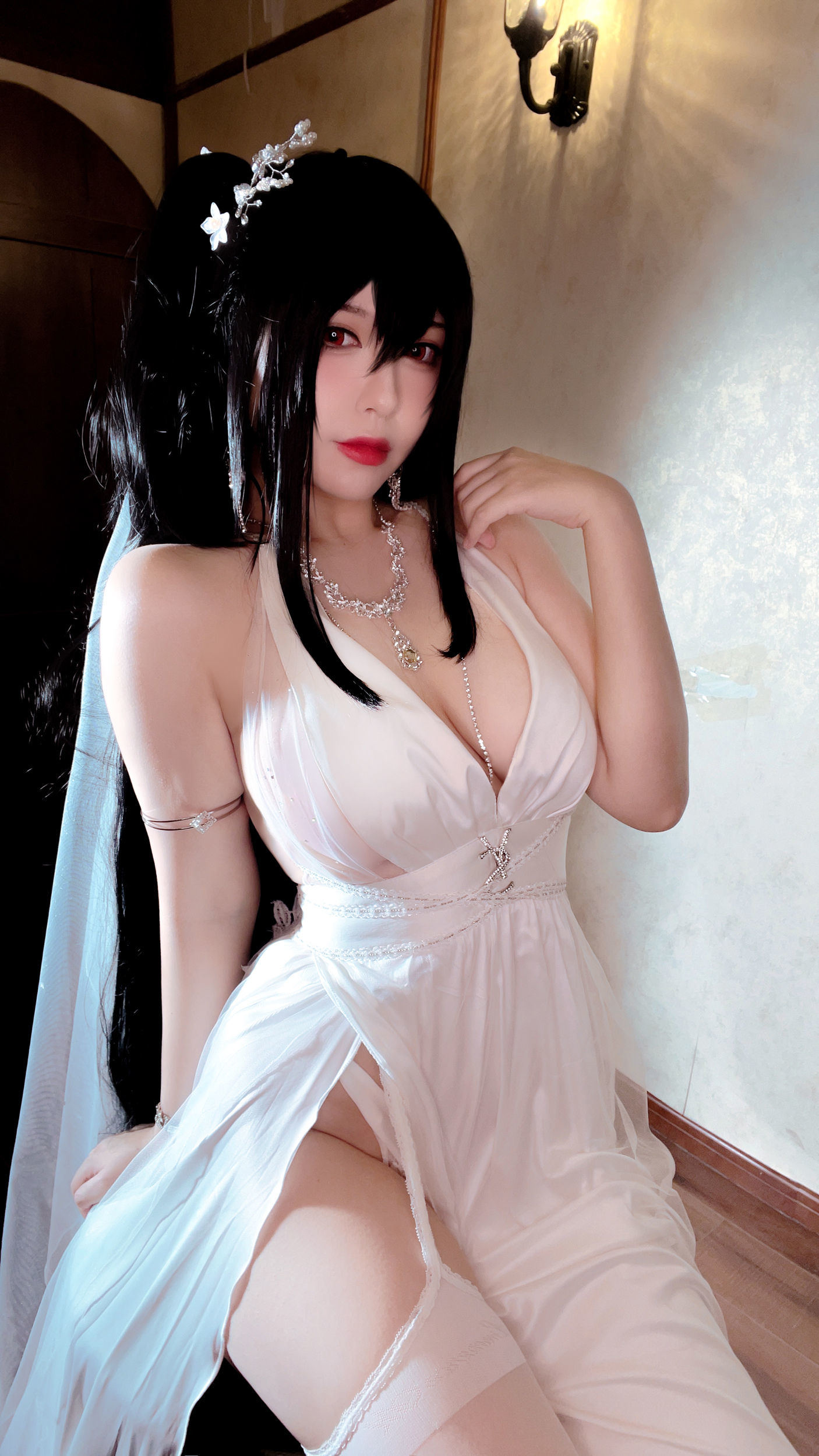 半半子 大鳳花嫁 コスプレ写真