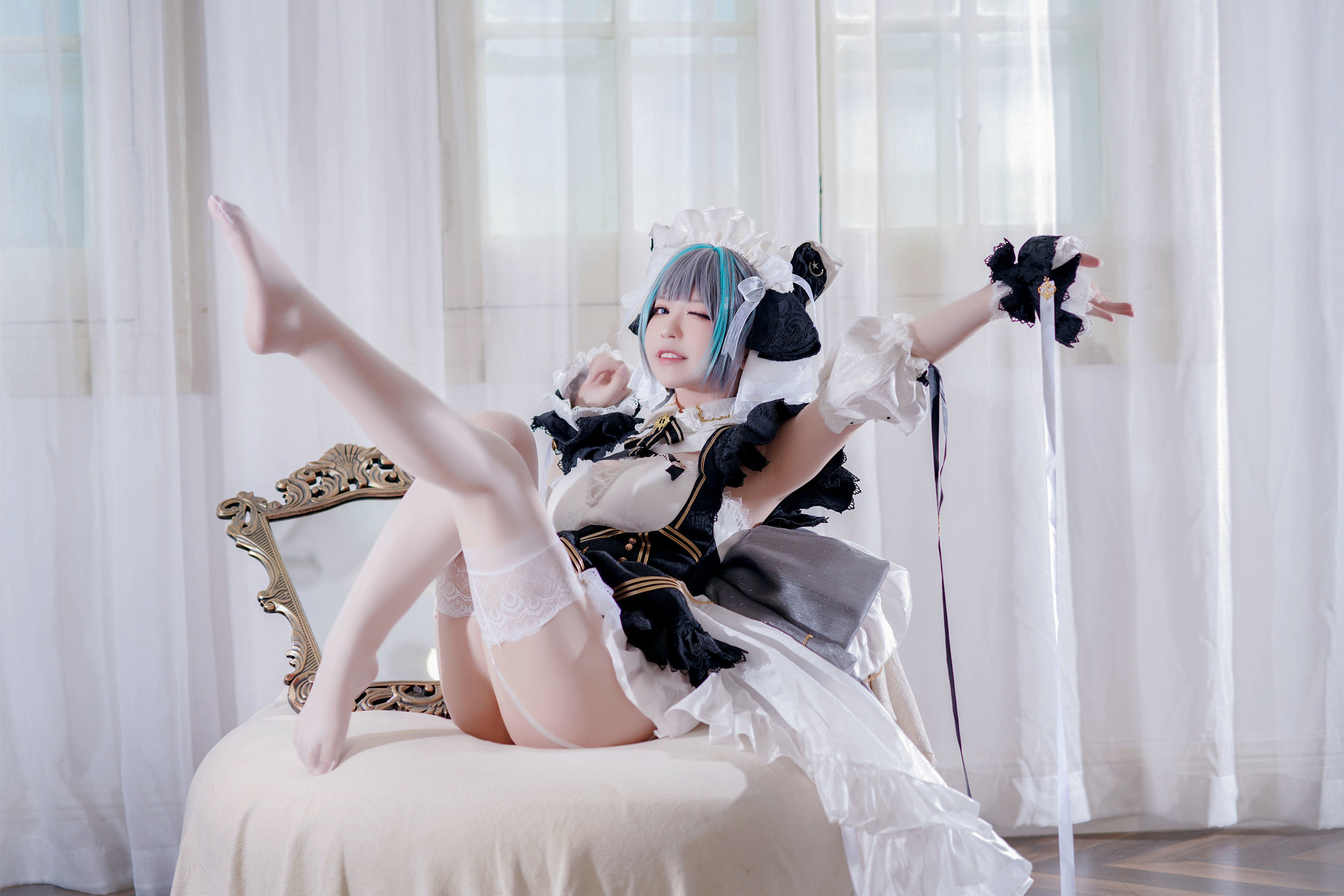 半半子 チェシャー コスプレ写真