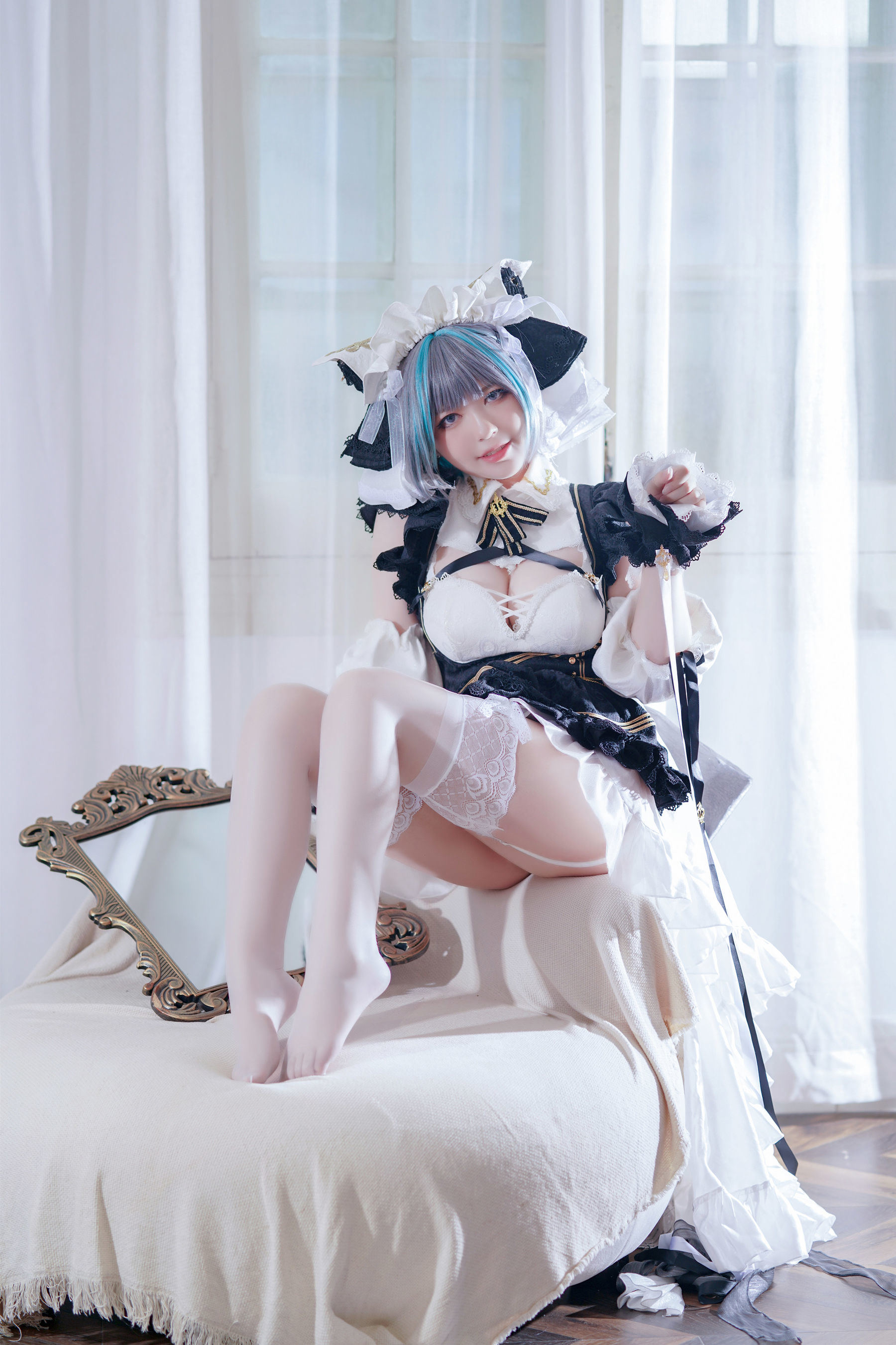 半半子 チェシャー コスプレ写真