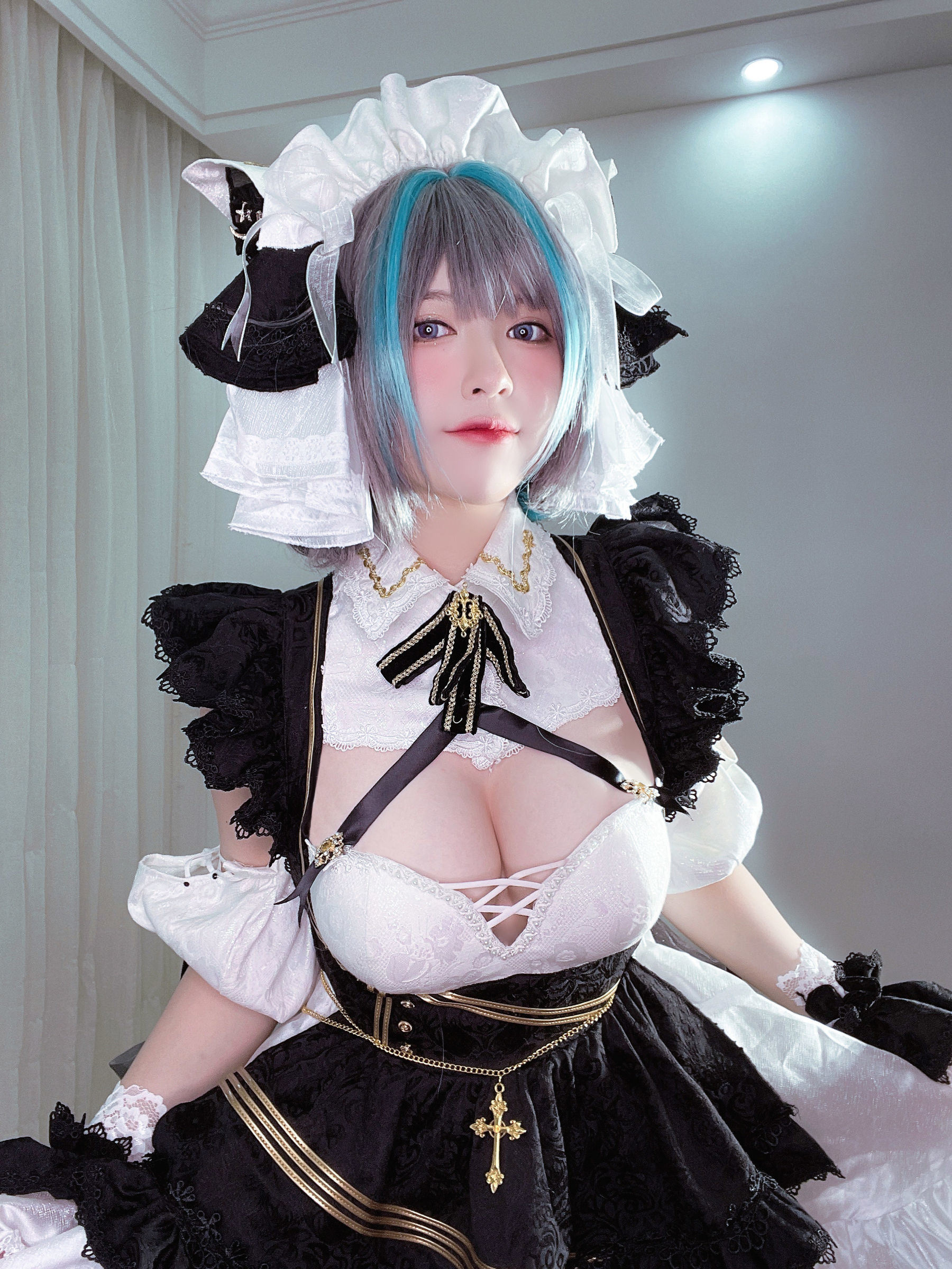 半半子 チェシャー コスプレ写真