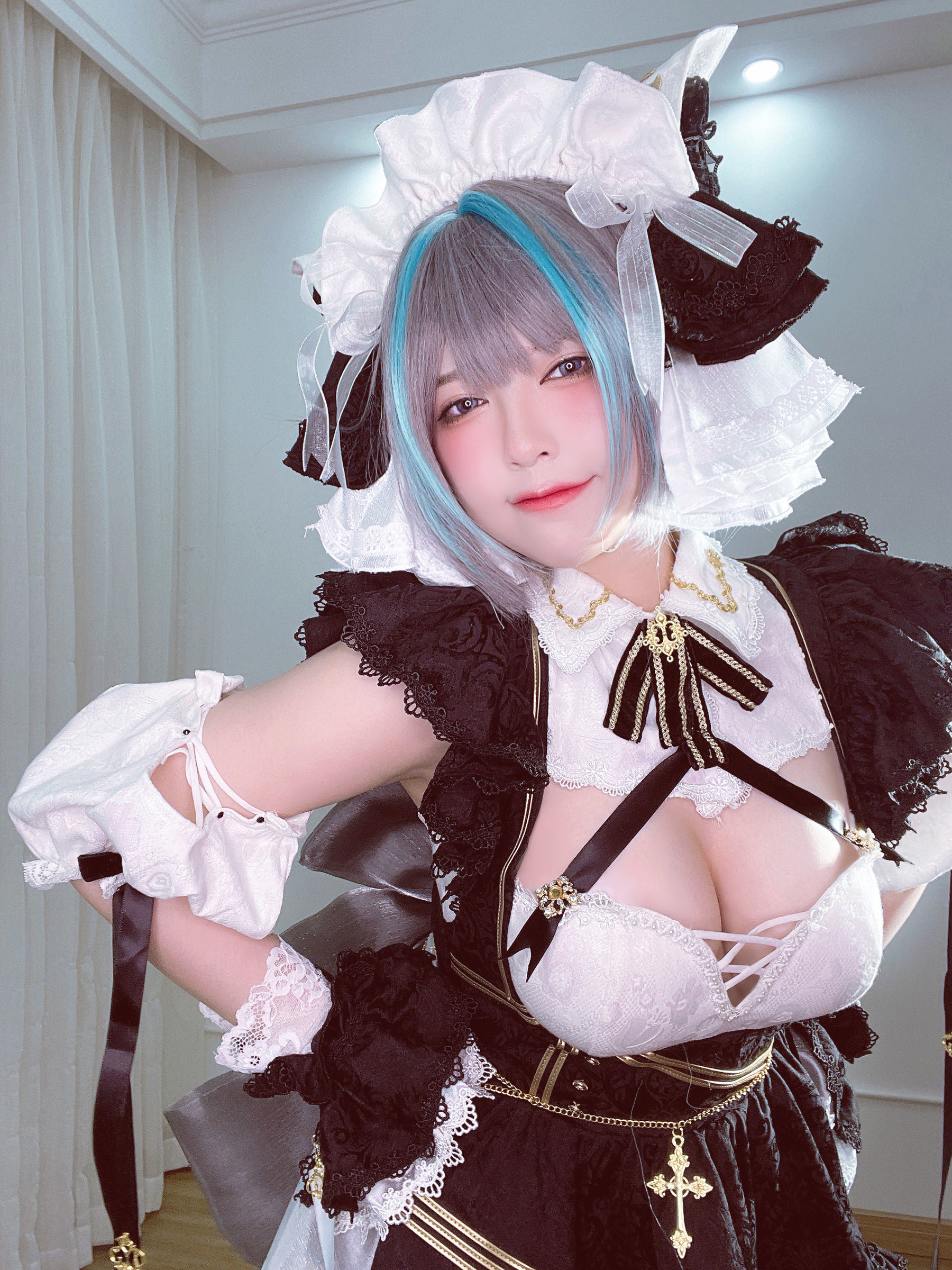 半半子 チェシャー コスプレ写真