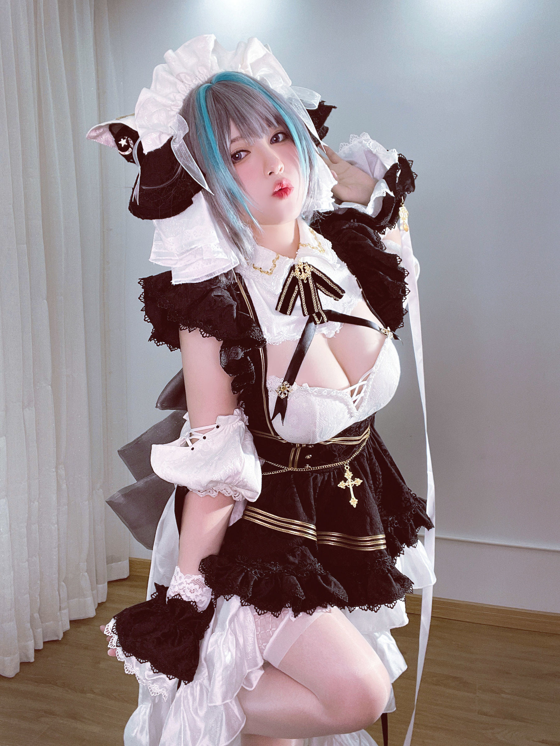 半半子 チェシャー コスプレ写真