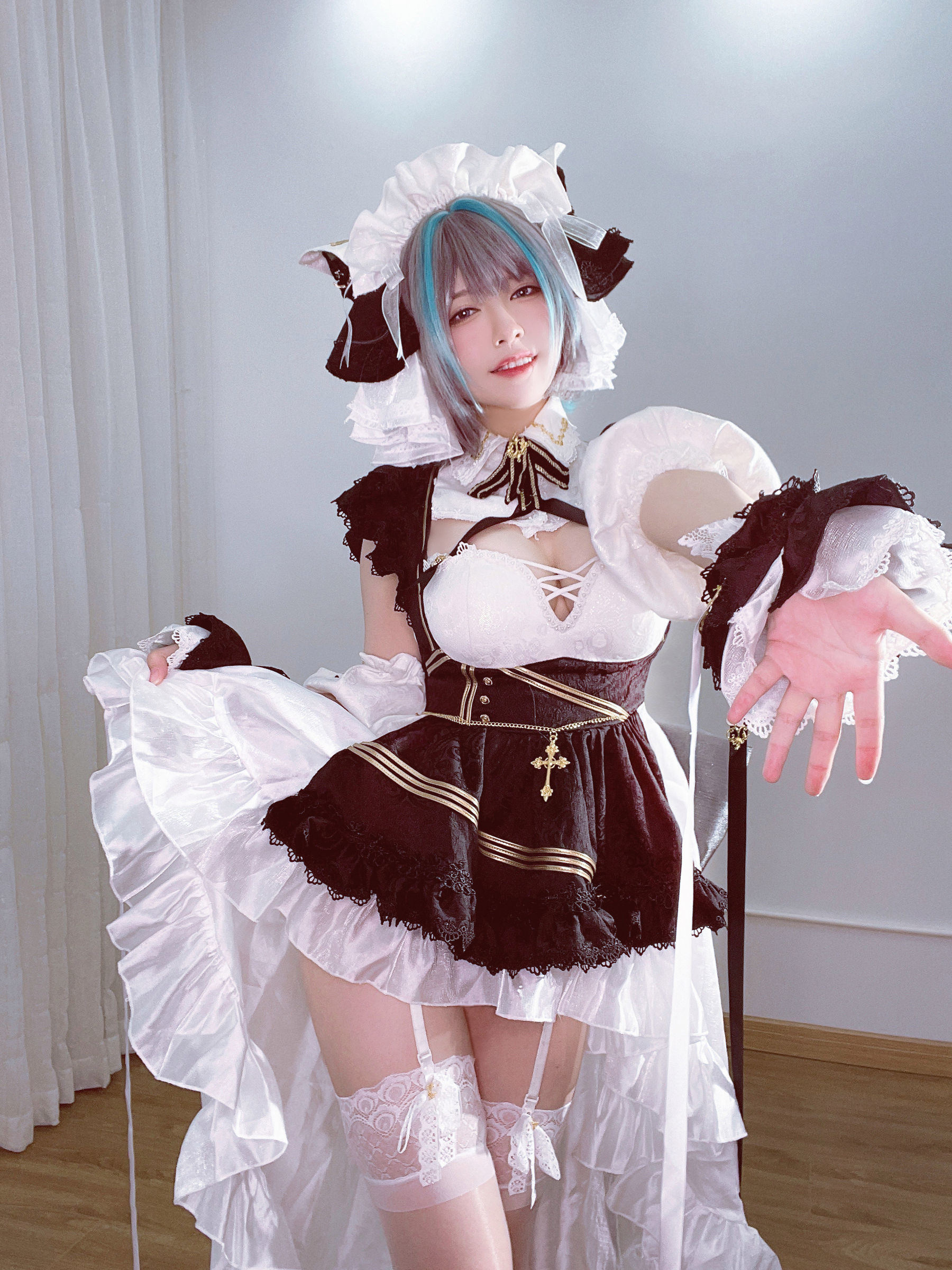 半半子 チェシャー コスプレ写真