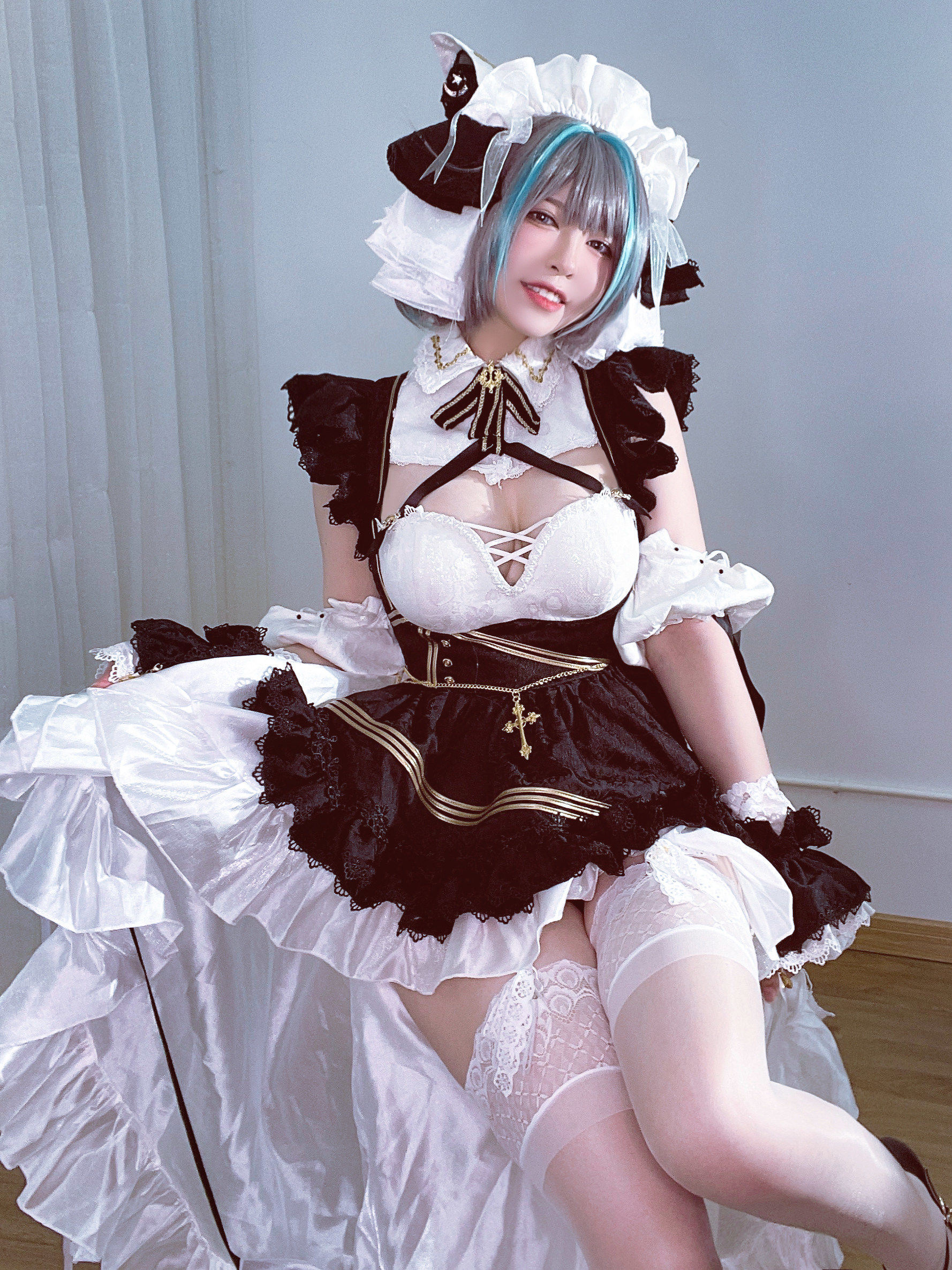 半半子 チェシャー コスプレ写真