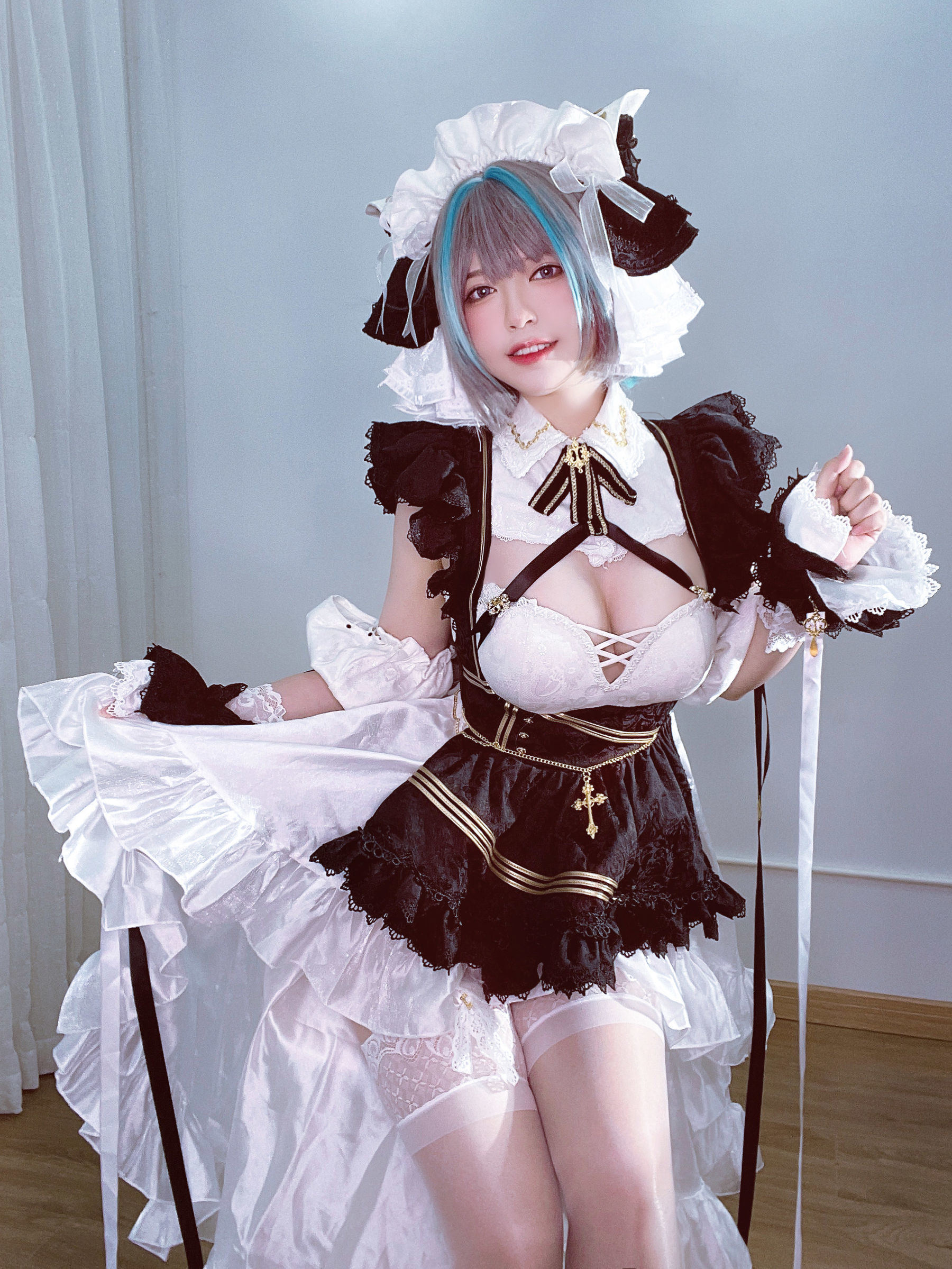 半半子 チェシャー コスプレ写真