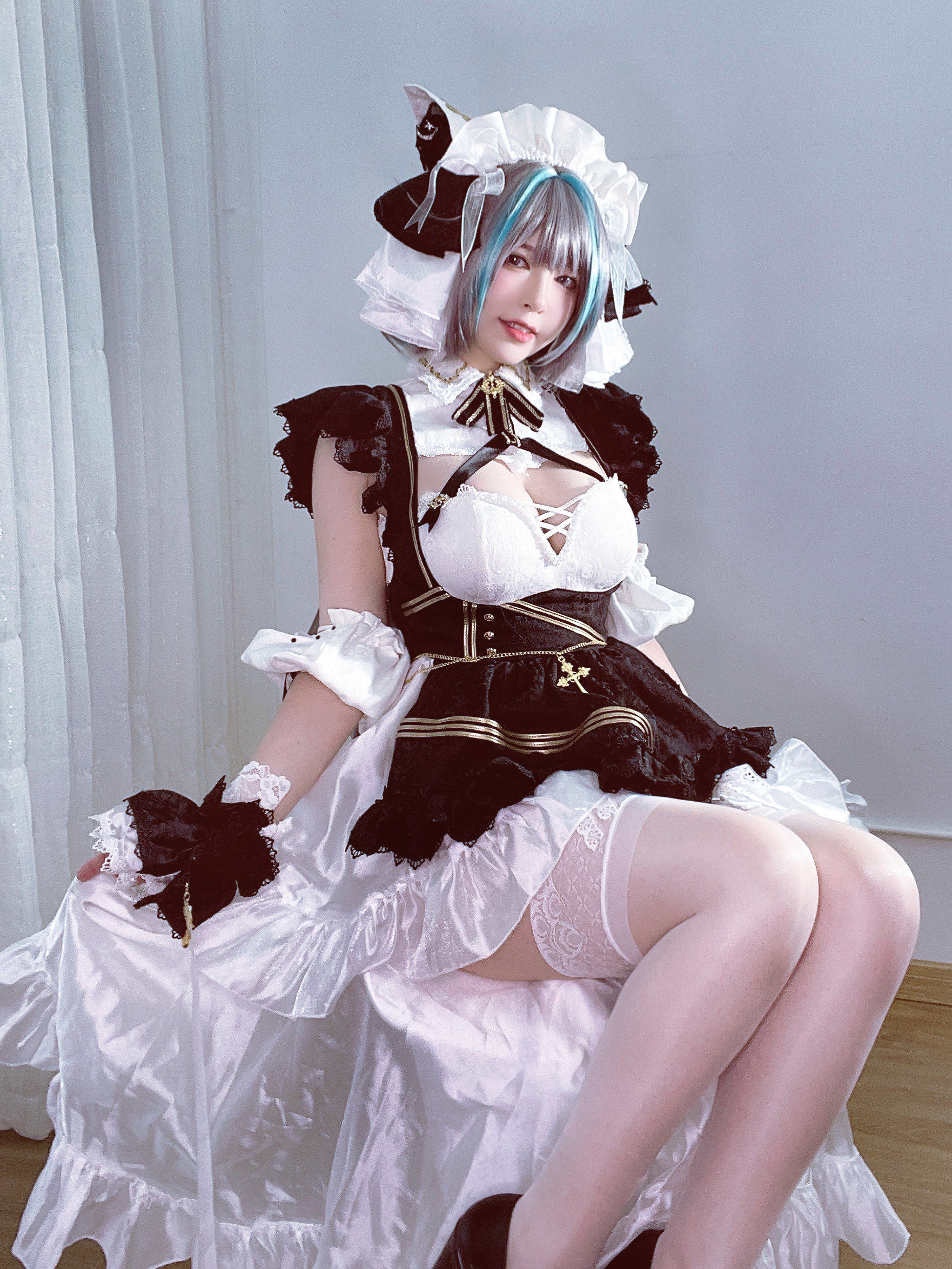 半半子 チェシャー コスプレ写真