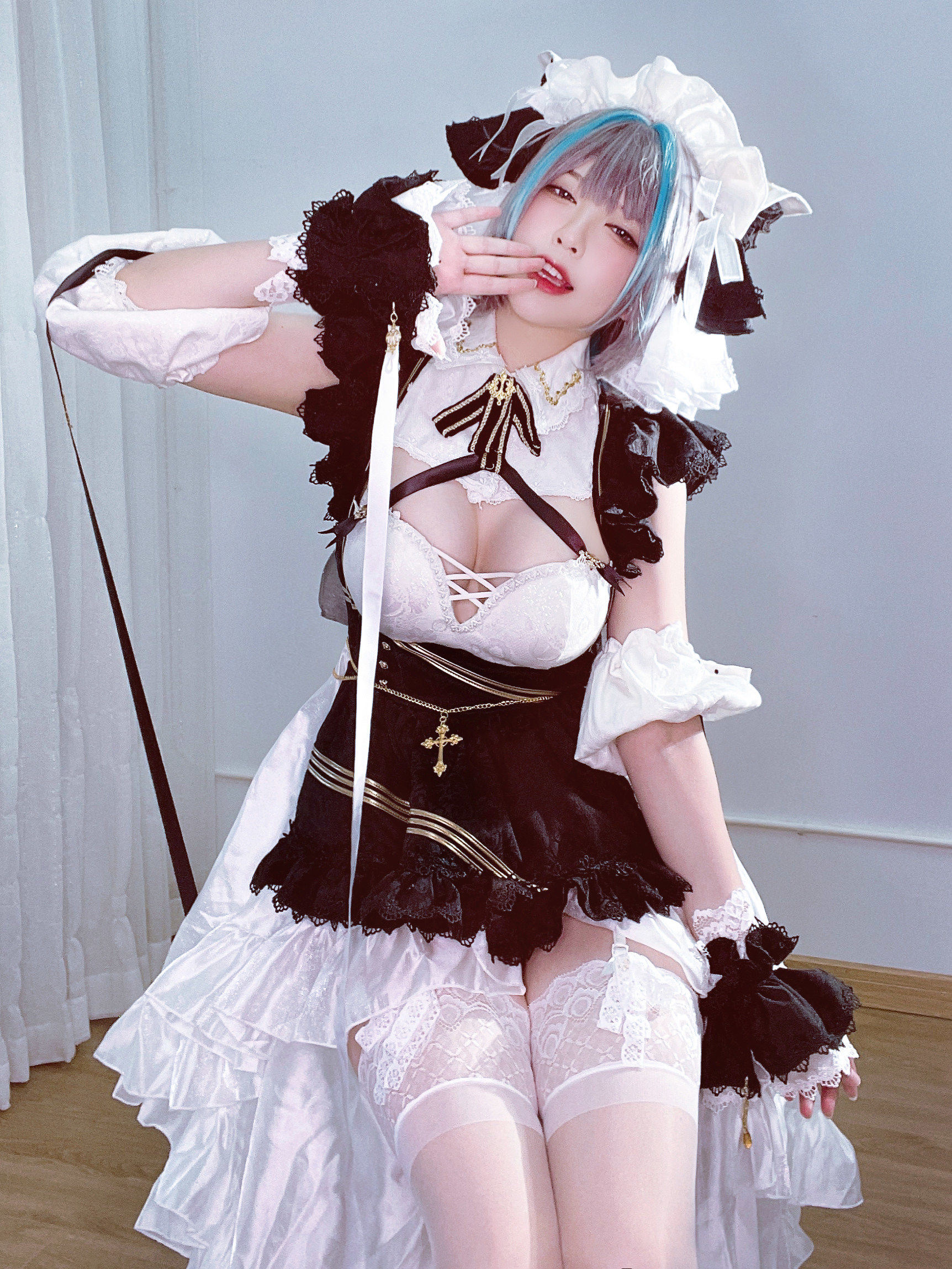 半半子 チェシャー コスプレ写真