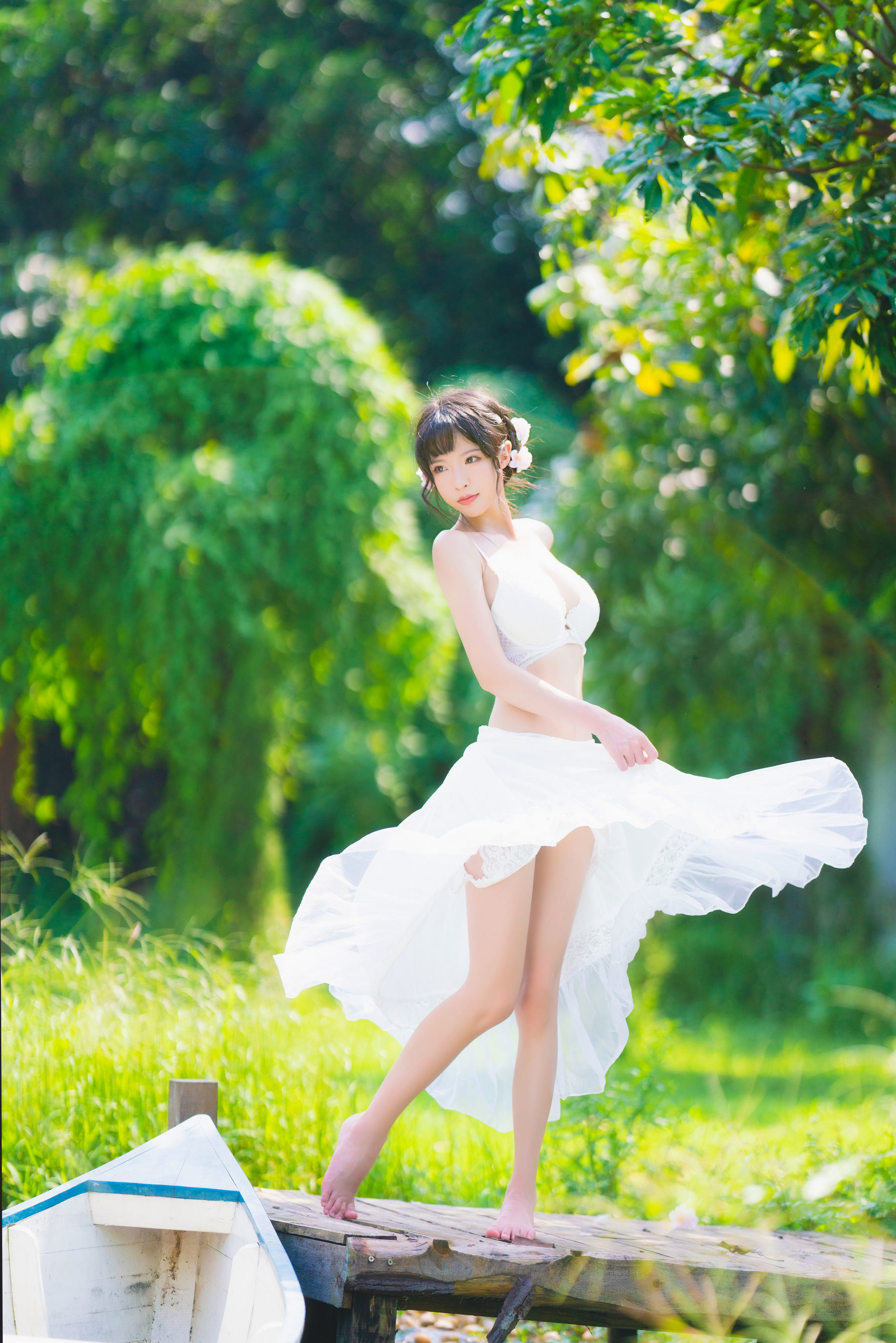 Phúc lợi COS] Mỹ nhân Shimizu Yui - Vườn Ren