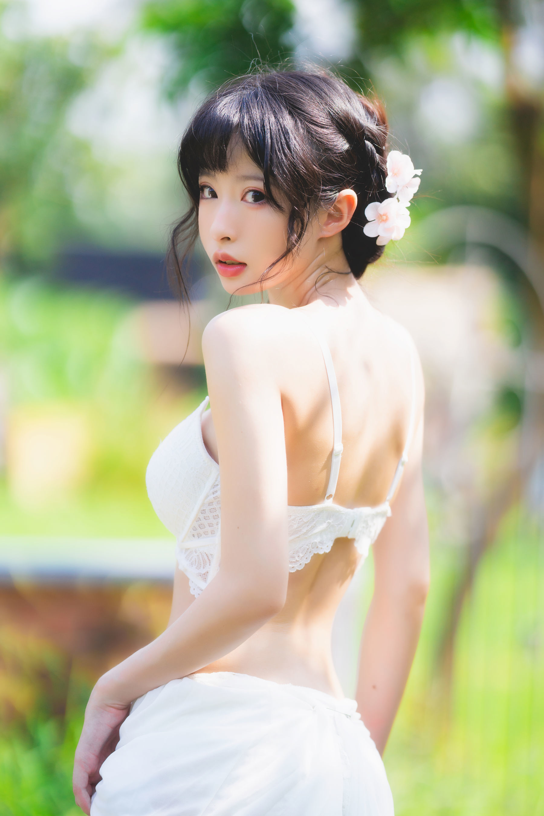 Phúc lợi COS] Mỹ nhân Shimizu Yui - Vườn Ren