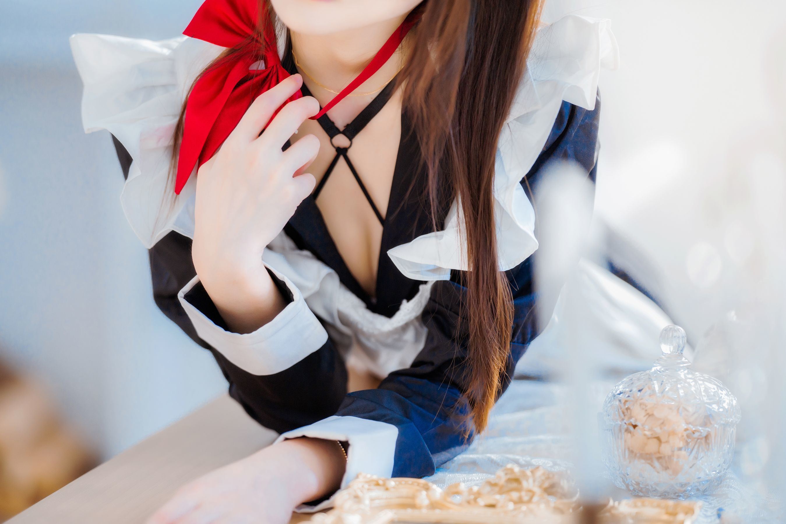 ファンサービスCOS] 桜桃喵 - ロングスカートの妹 抖