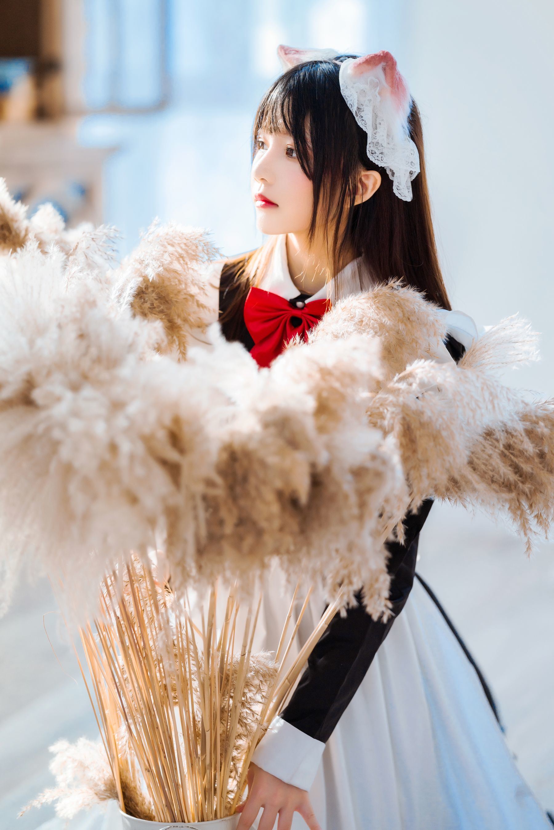 ファンサービスCOS] 桜桃喵 - ロングスカートの妹 抖