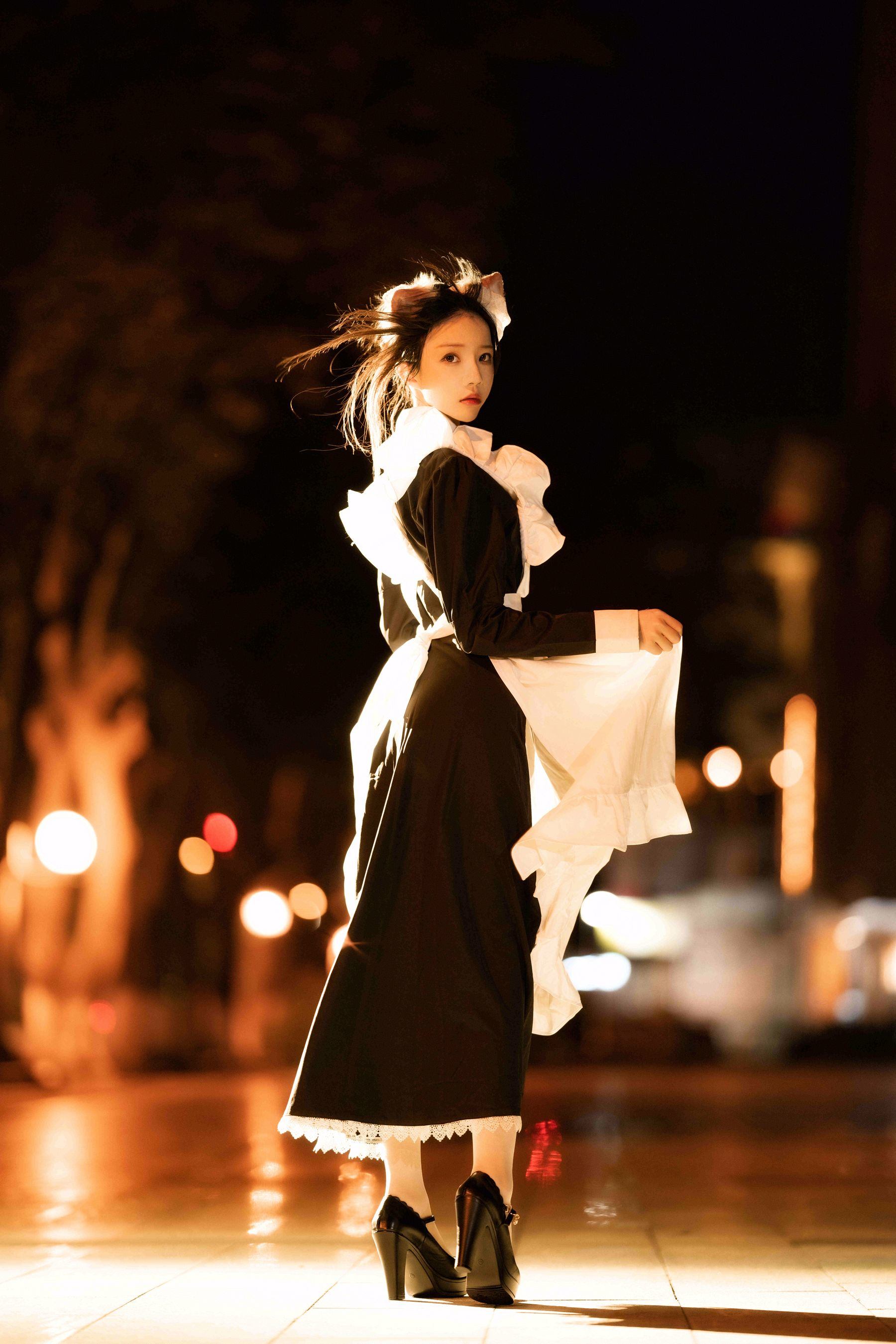 ファンサービスCOS] 桜桃喵 - ロングスカートの妹 抖