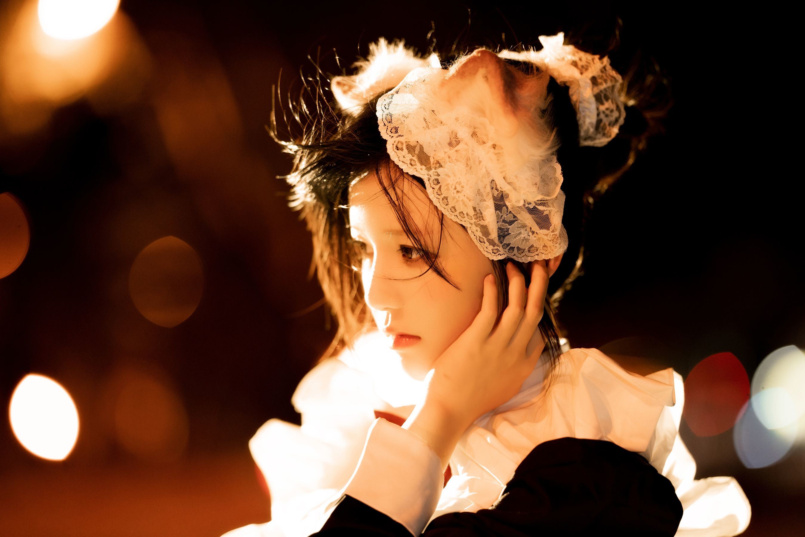 ファンサービスCOS] 桜桃喵 - ロングスカートの妹 抖