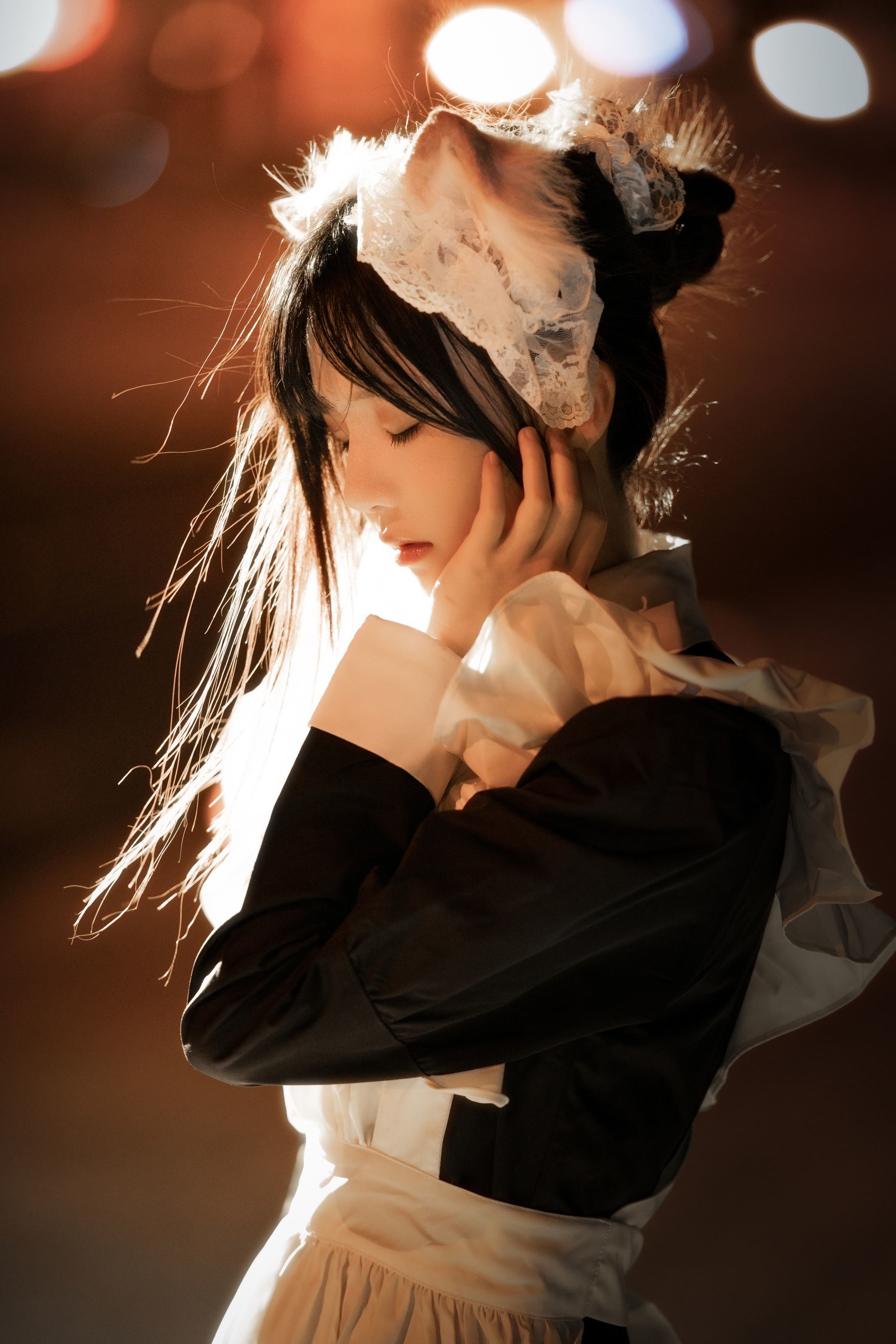 ファンサービスCOS] 桜桃喵 - ロングスカートの妹 抖