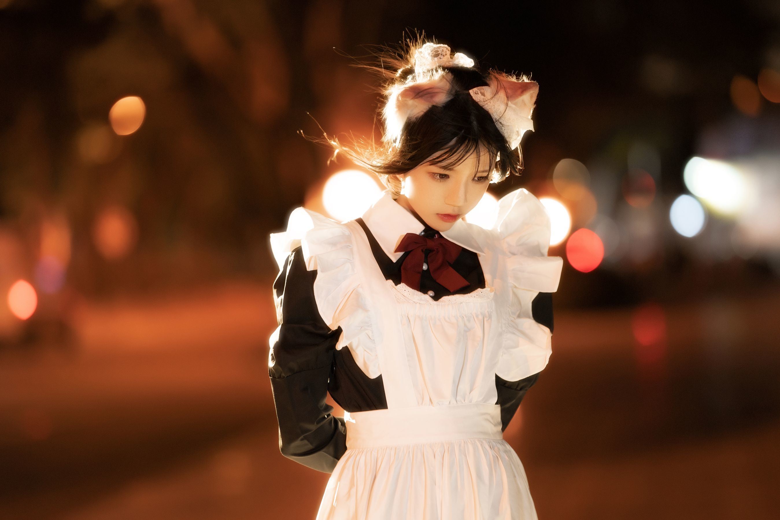 ファンサービスCOS] 桜桃喵 - ロングスカートの妹 抖
