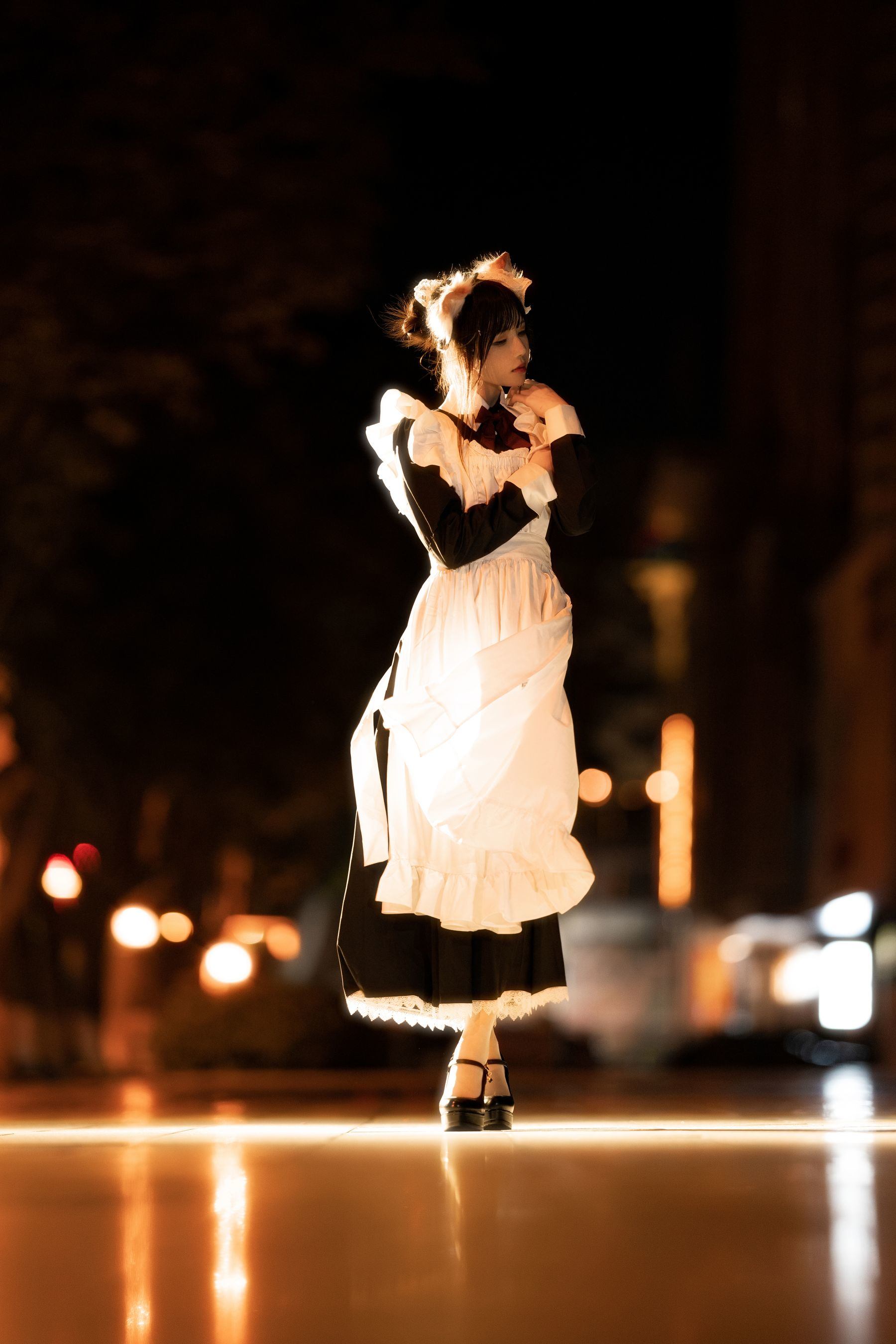 ファンサービスCOS] 桜桃喵 - ロングスカートの妹 抖