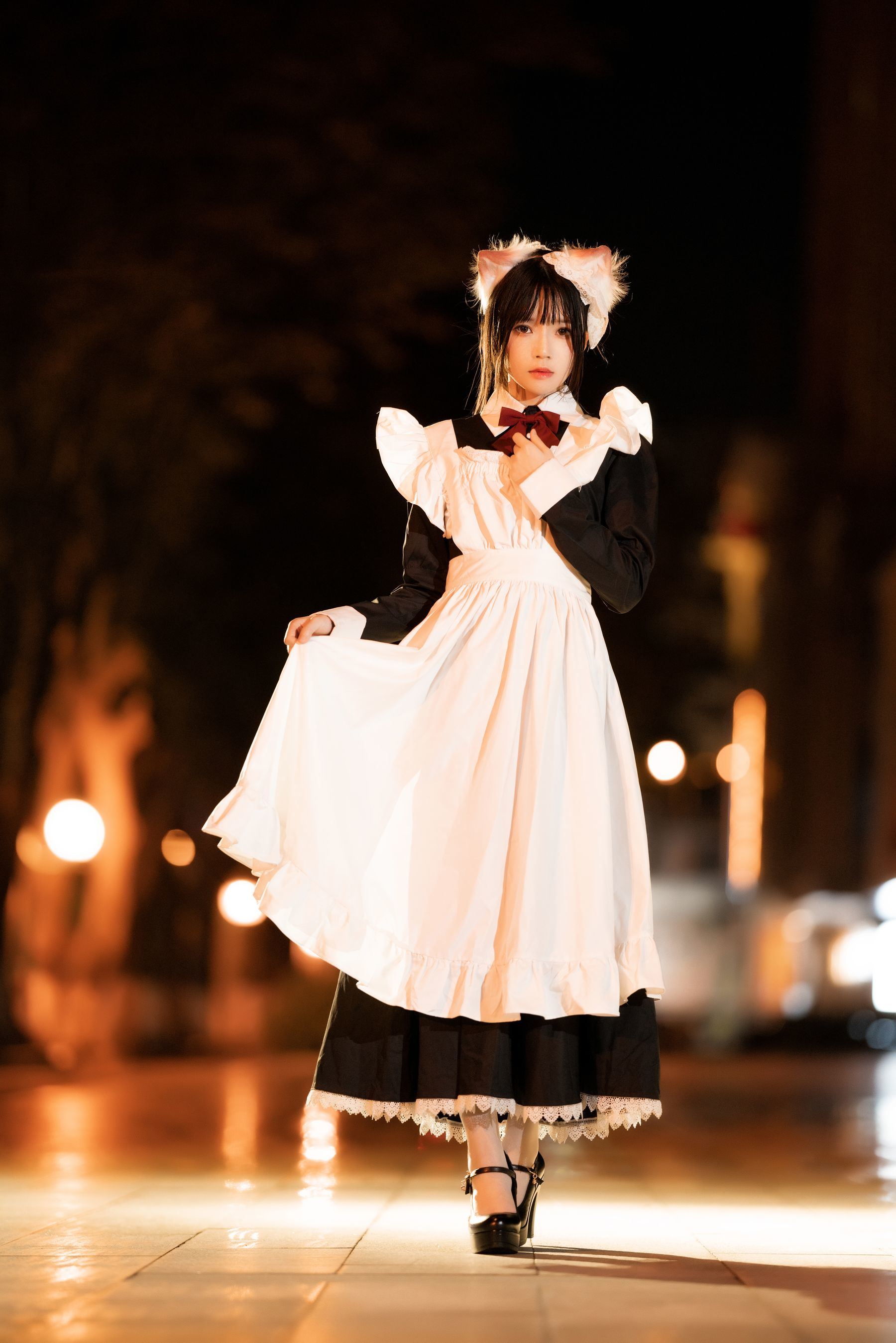 ファンサービスCOS] 桜桃喵 - ロングスカートの妹 抖