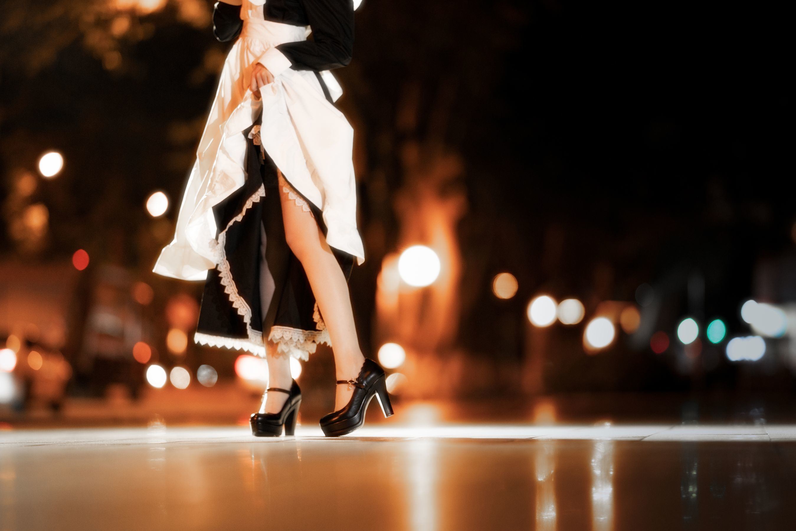ファンサービスCOS] 桜桃喵 - ロングスカートの妹 抖
