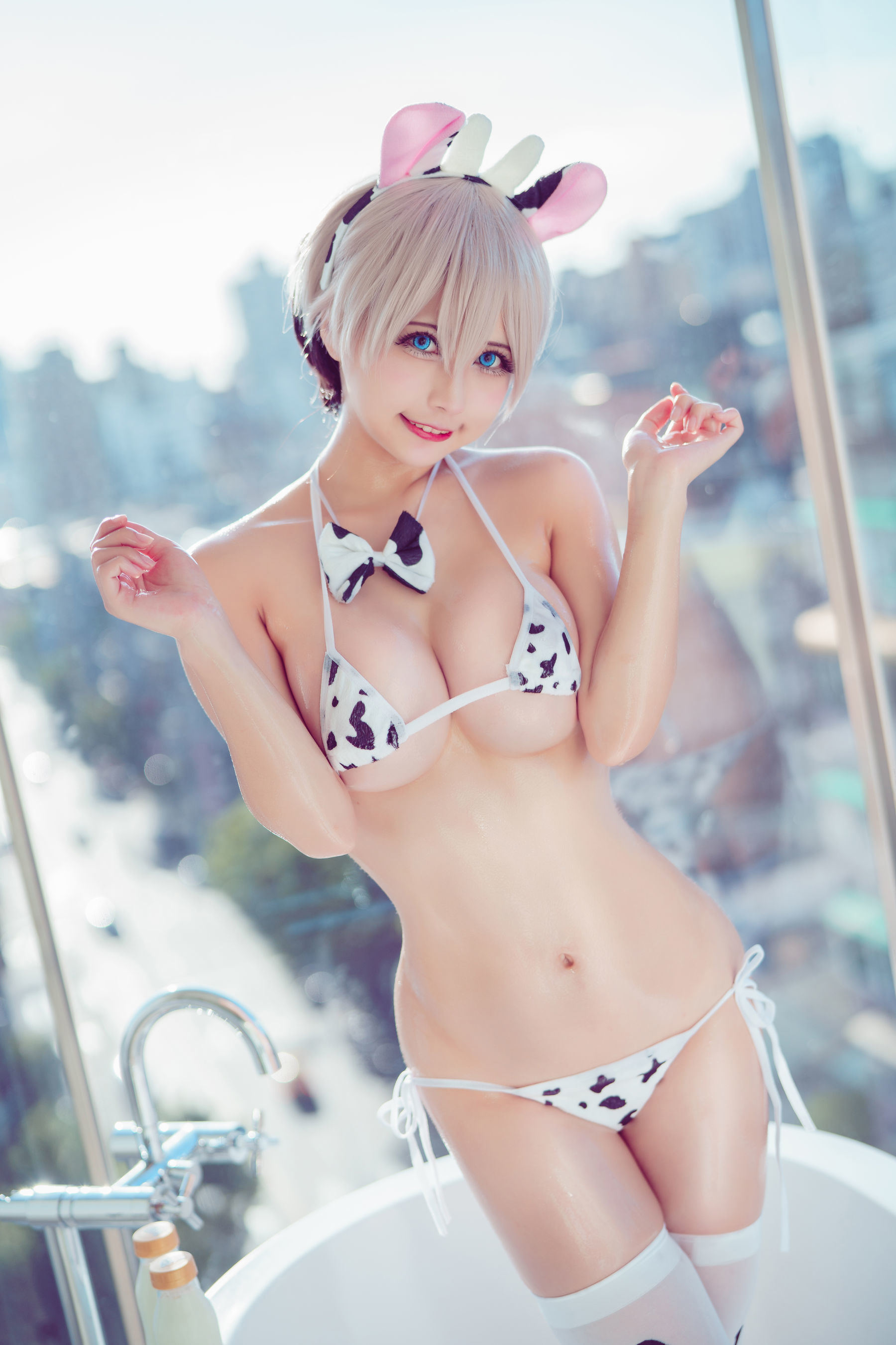 Welfare COS] Okita Rinka - Uzaki Hana [Senpai, let's play an erotic game