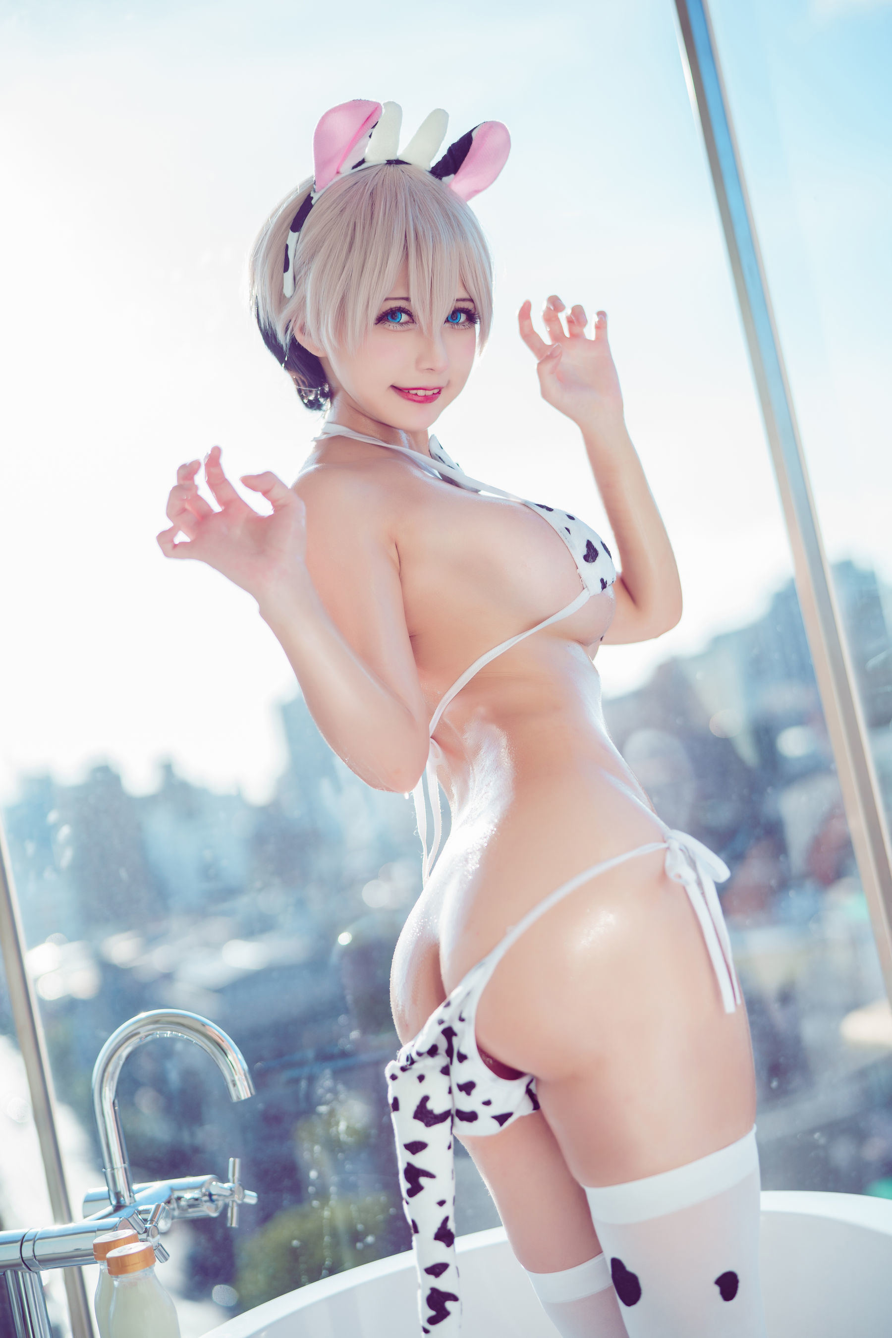 Welfare COS] Okita Rinka - Uzaki Hana [Senpai, let's play an erotic game