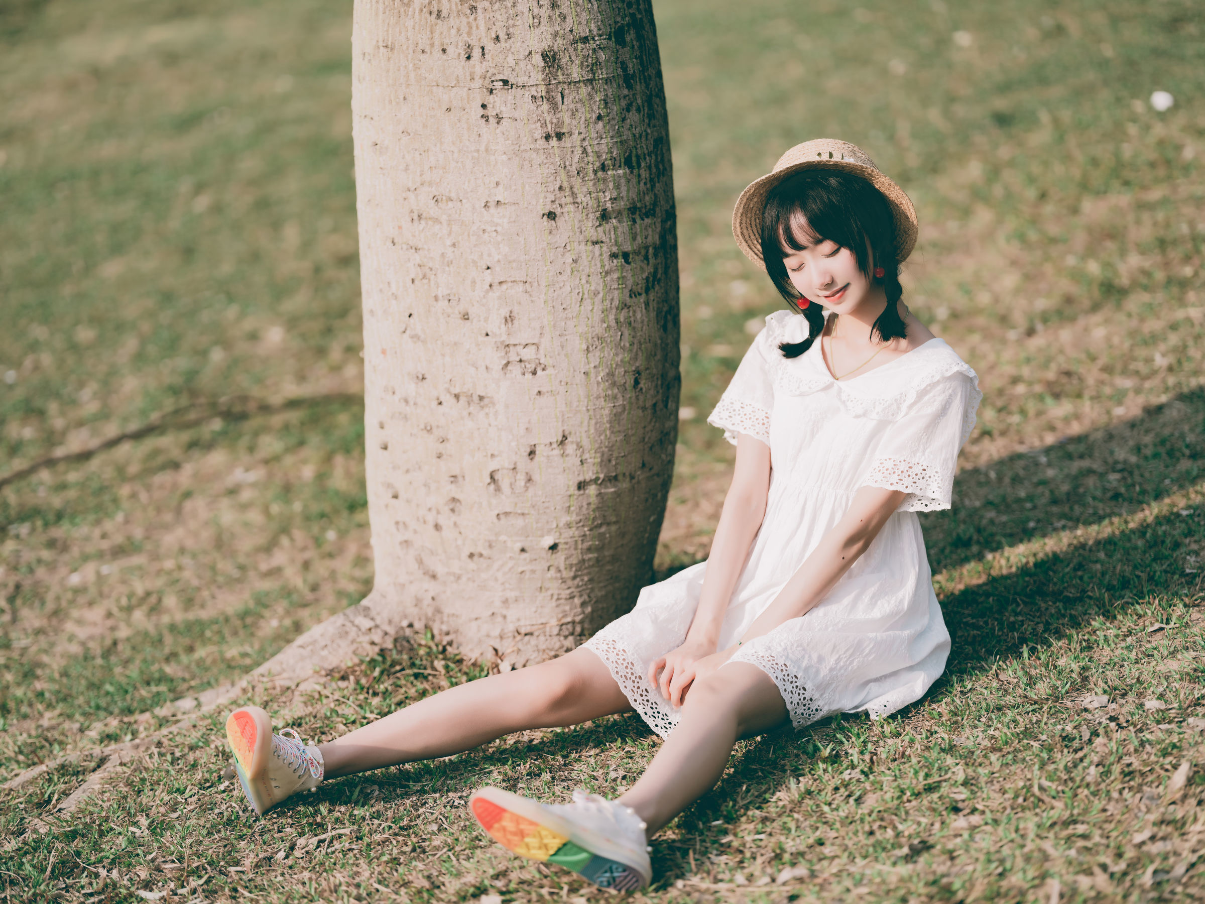 Welfare COS] Moe-style Big Sister Mu Mian Mian OwO - Summer Rainbow