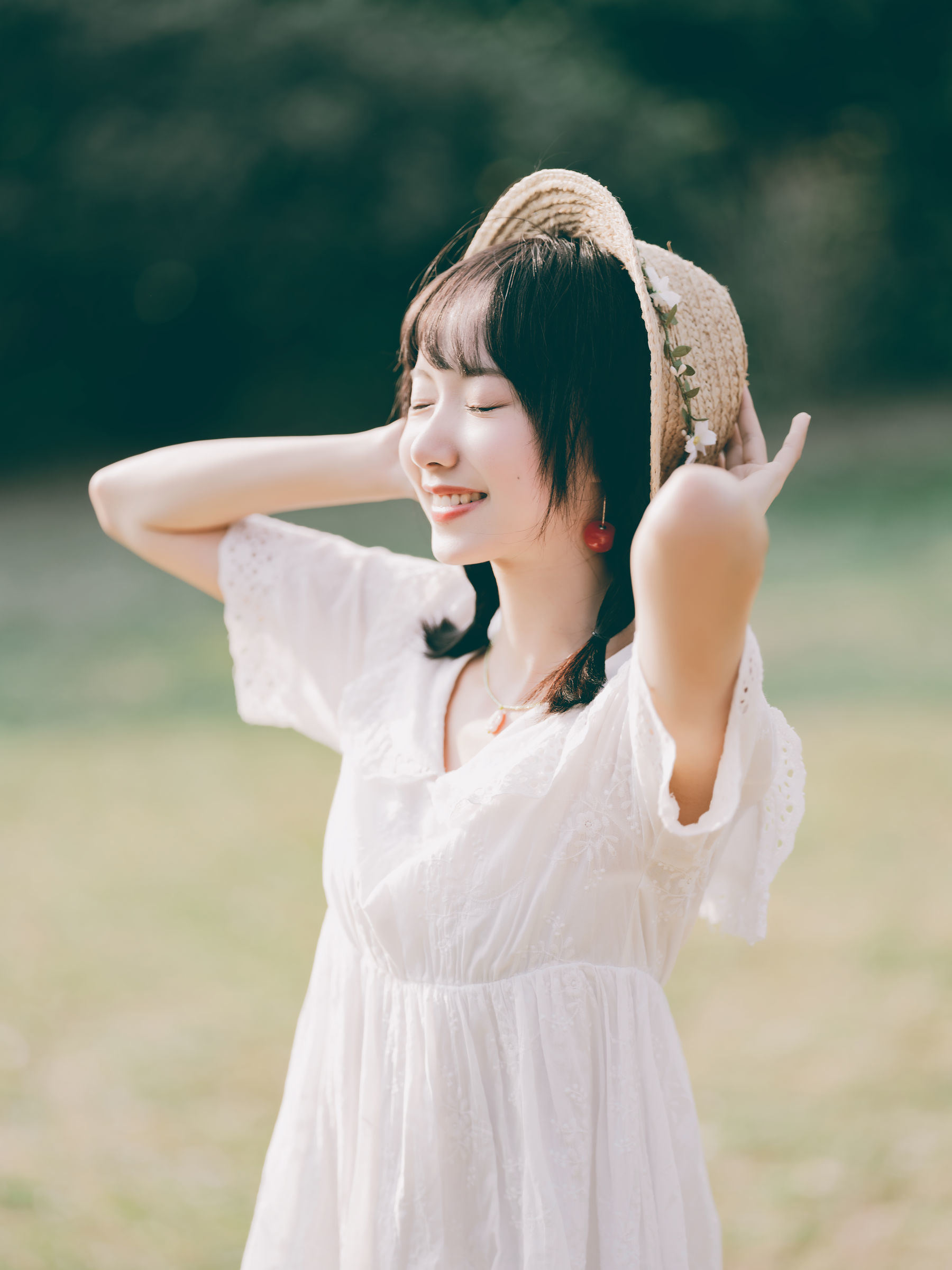 Phúc lợi COS] Hệ dễ thương chị gái Mộc Miên Miên OwO - Mùa hè cầu vồng