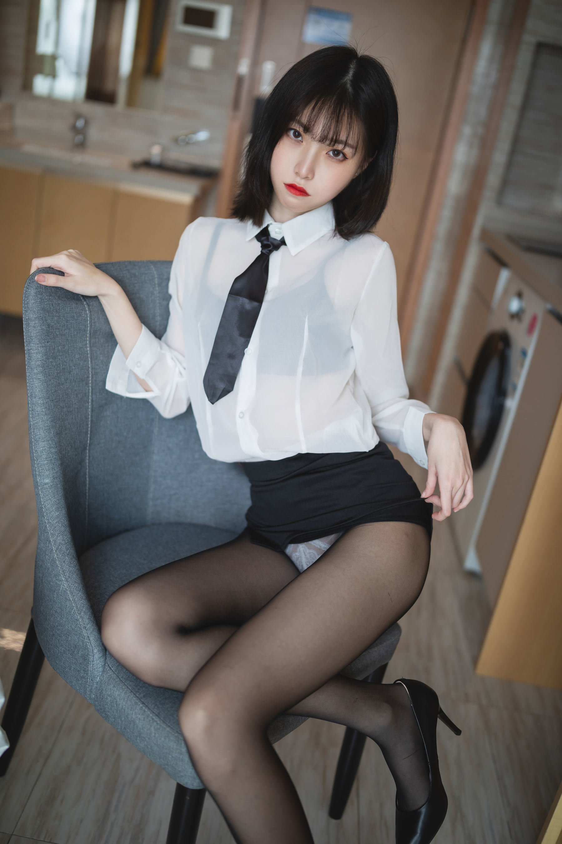 福利COS] 許嵐 - OL制服