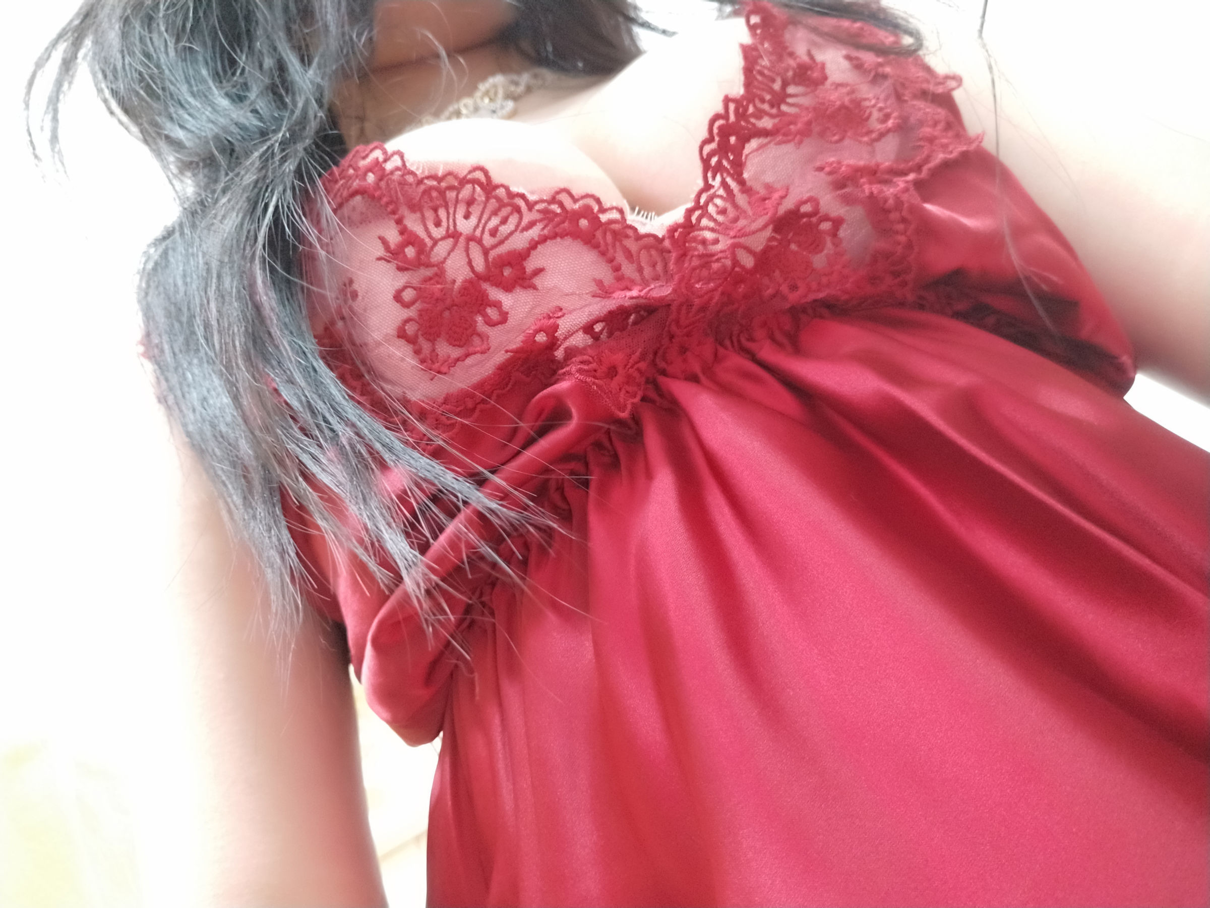 Welfare COS] Xuan Xiao Xuejie - Wine Red Pajamas