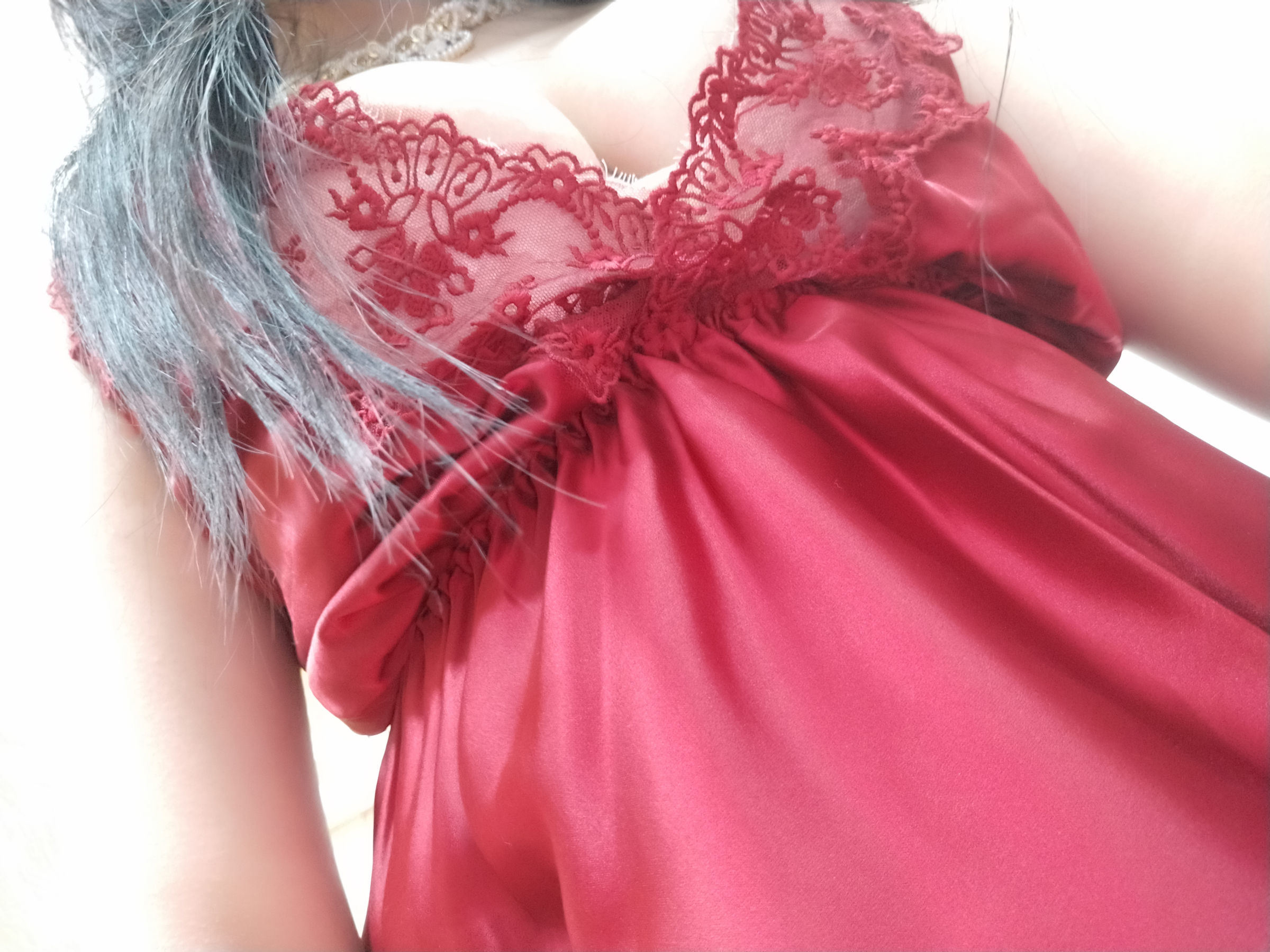 Welfare COS] Xuan Xiao Xuejie - Wine Red Pajamas