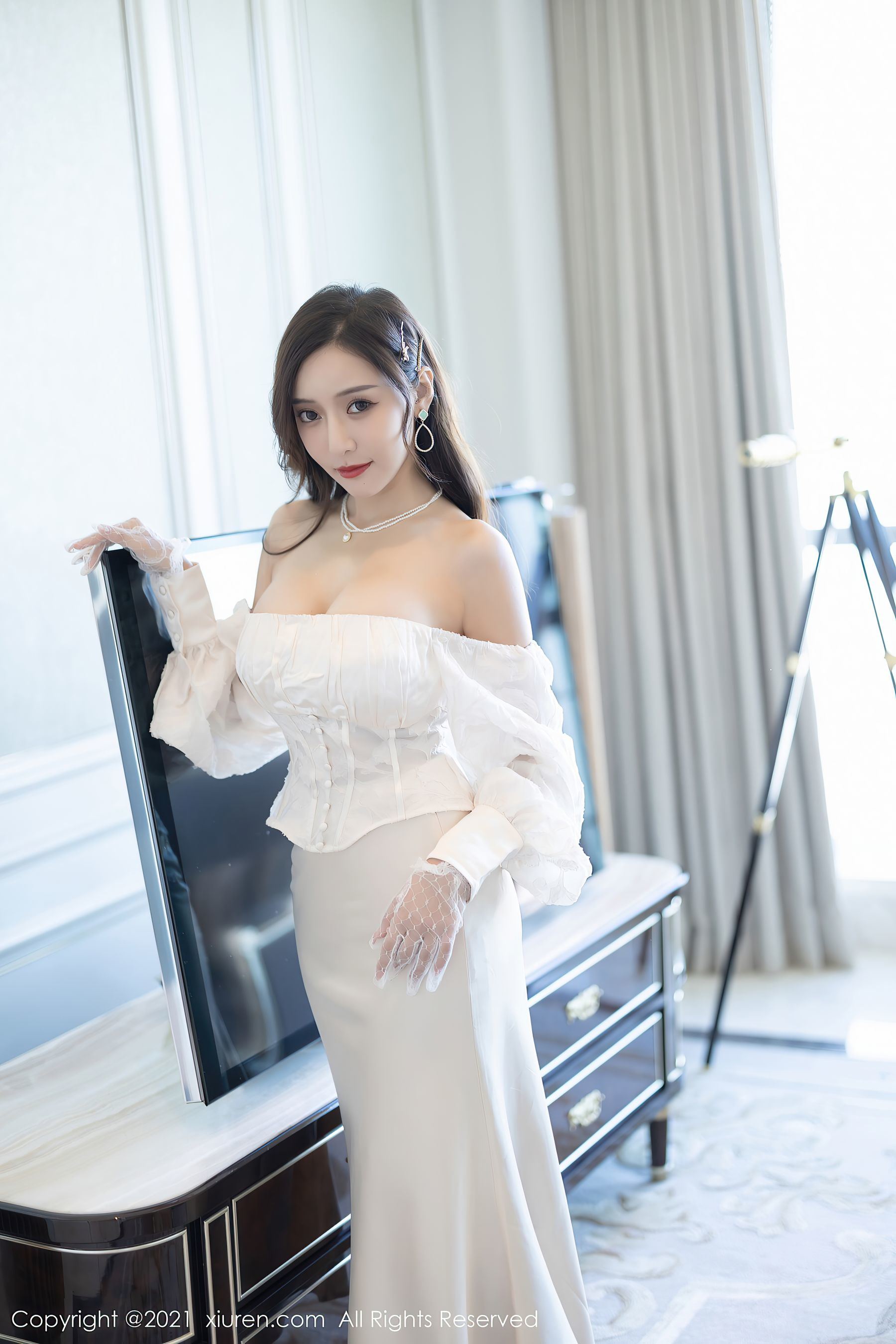 XiuRen No.4136 Wang Xinyao Yanni Goddess Beauty Set