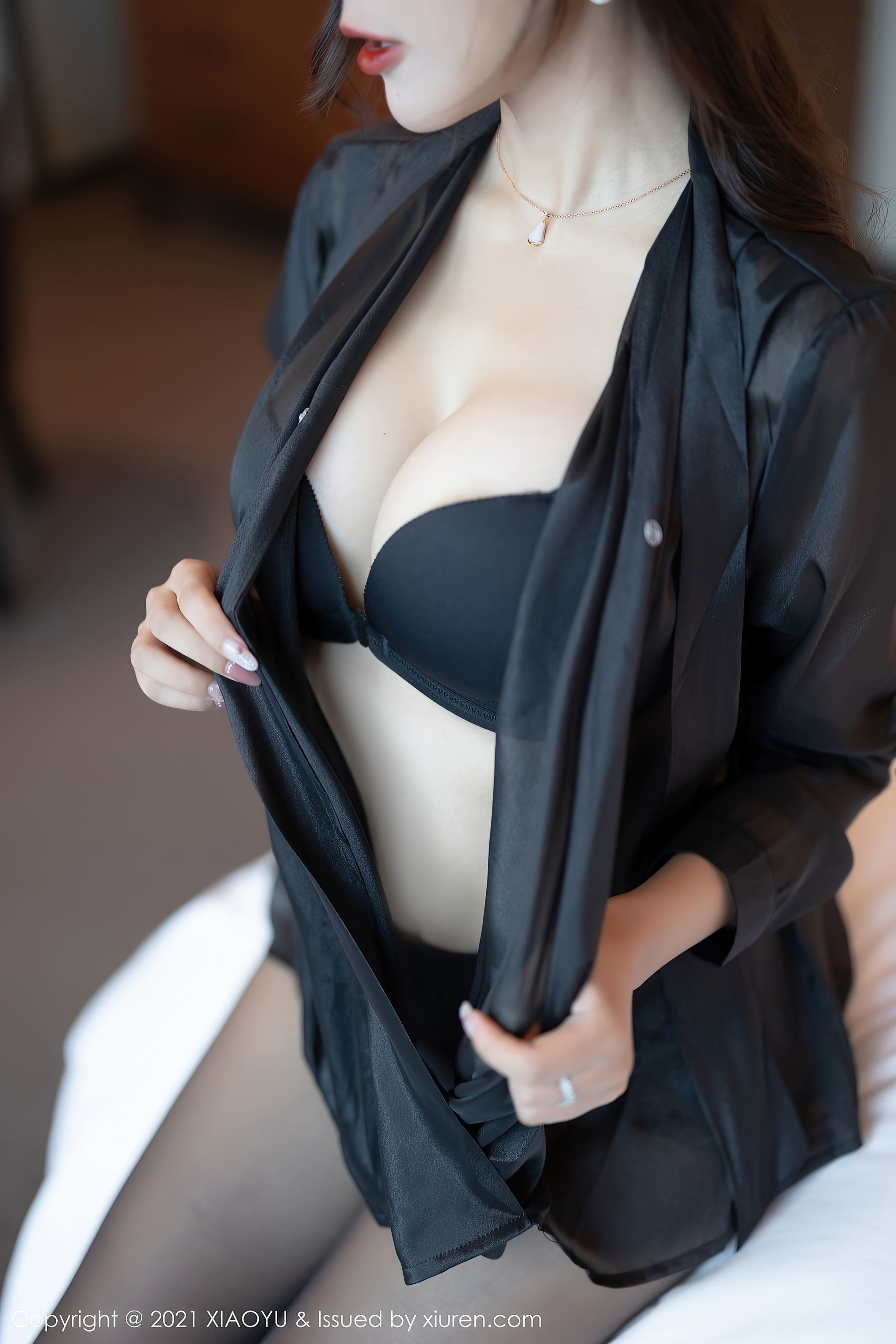 XIAOYU Vol.632 왕신야오 Yanni 블랙 스타킹 화보