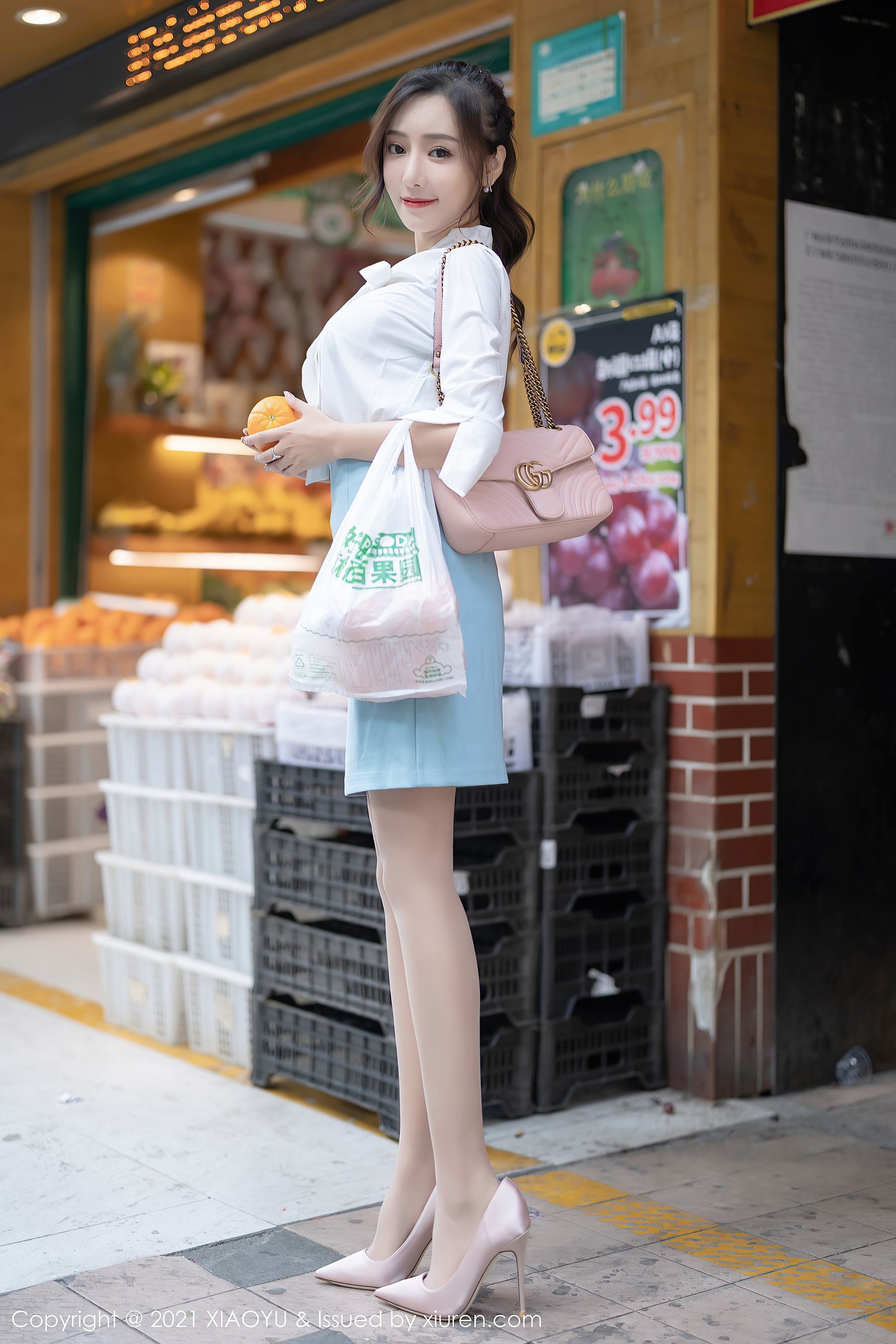 XIAOYU Vol.635 Wang Xinyao Yanni 분위기 거리 화보