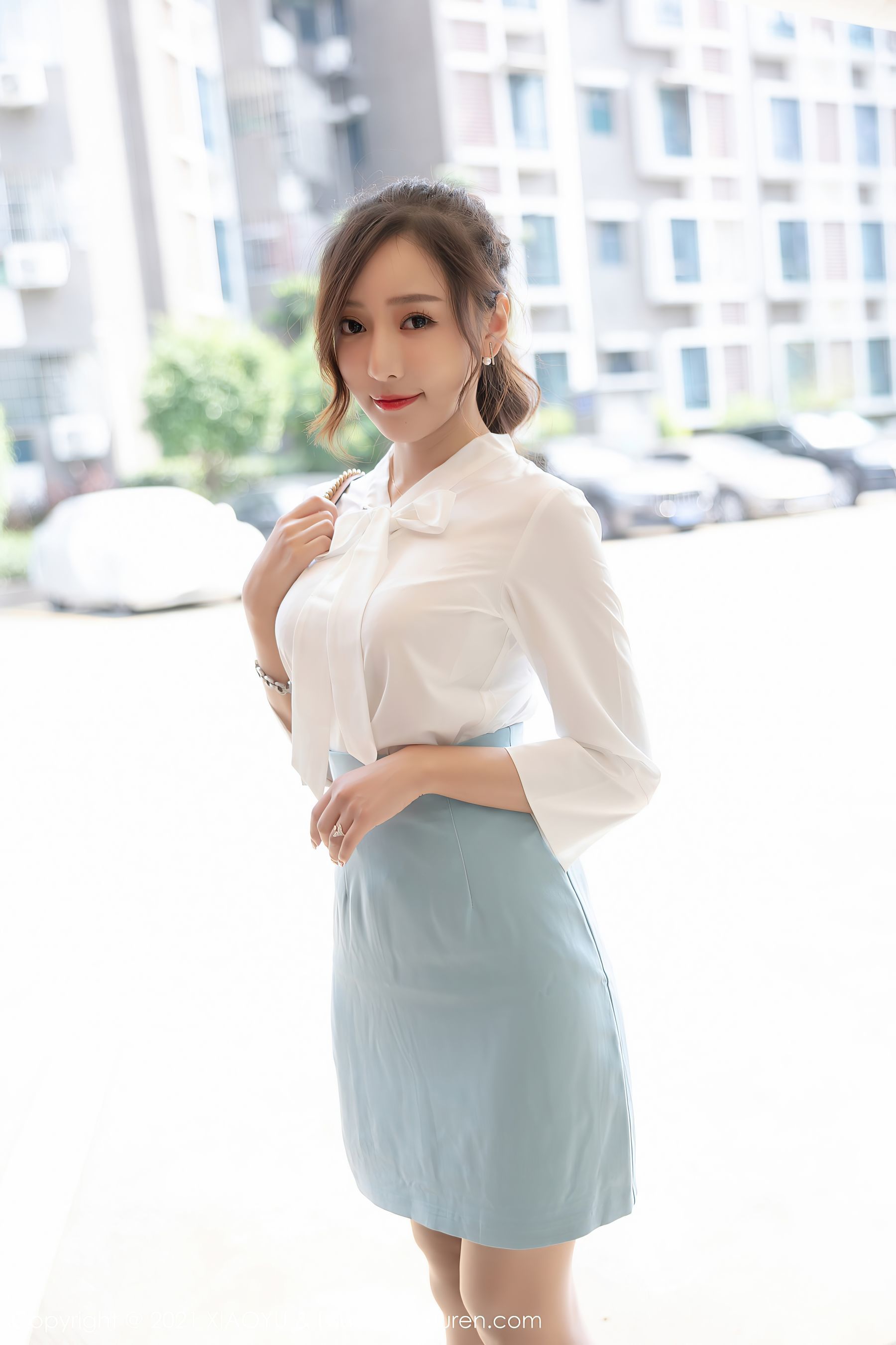 XIAOYU Vol.635 Wang Xinyao Yanni 분위기 거리 화보