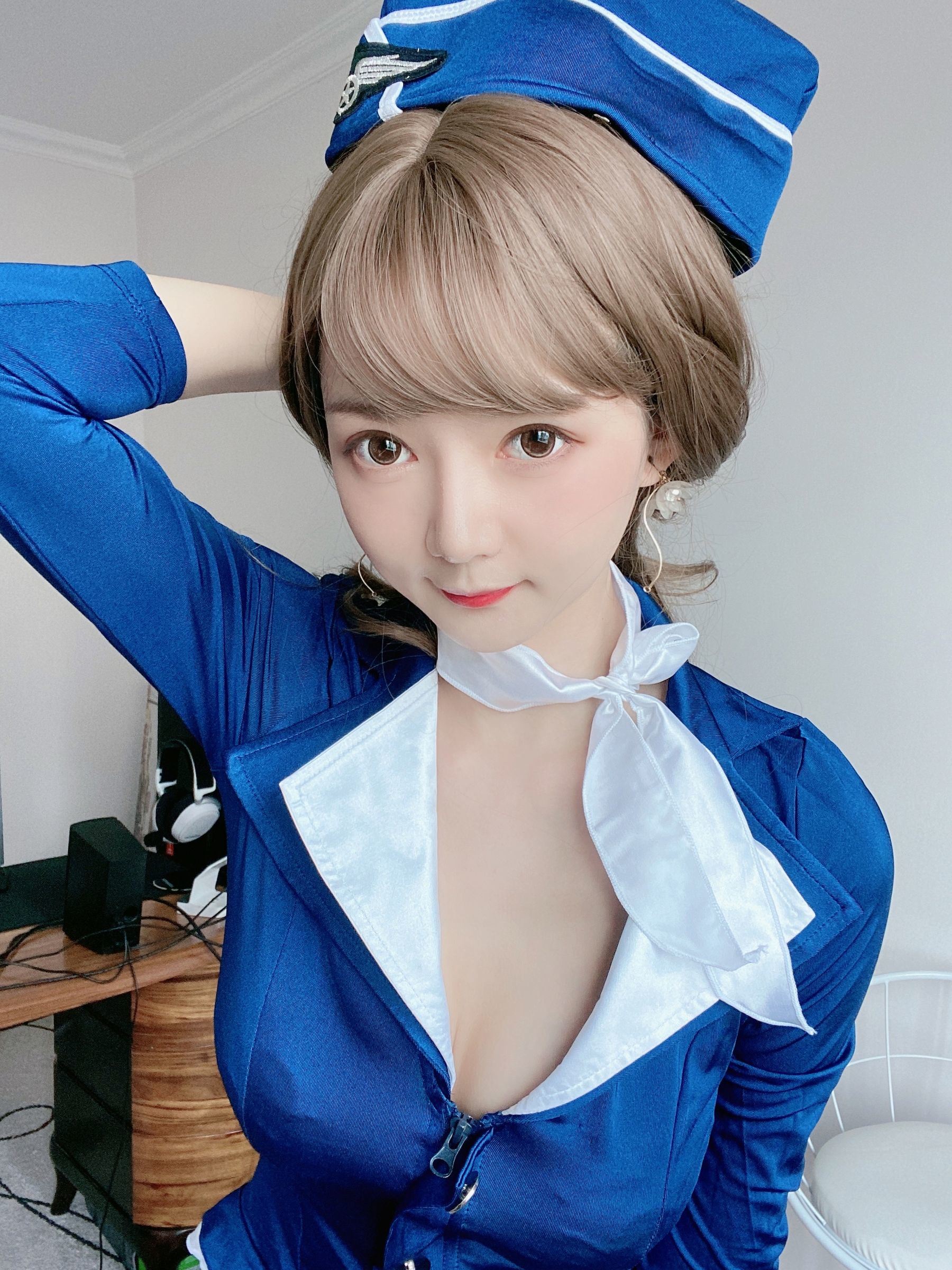 福利COS] 51醬 - 藍色制服裝